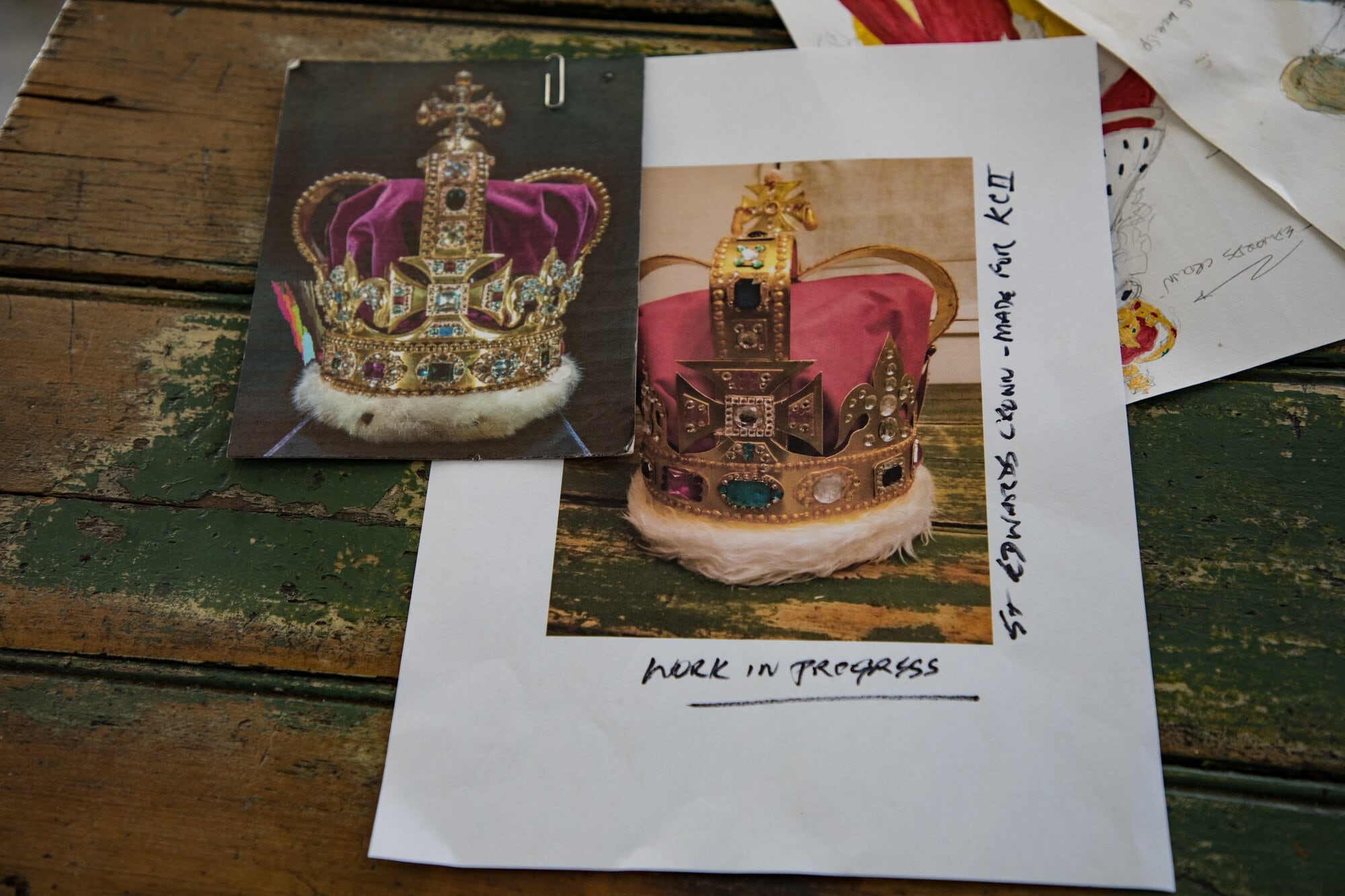 Some of Alf Weston’s costume designs for Tauranga Repertory Society’s 2025 production of Nell Gwynn. Photo / Jo Jones