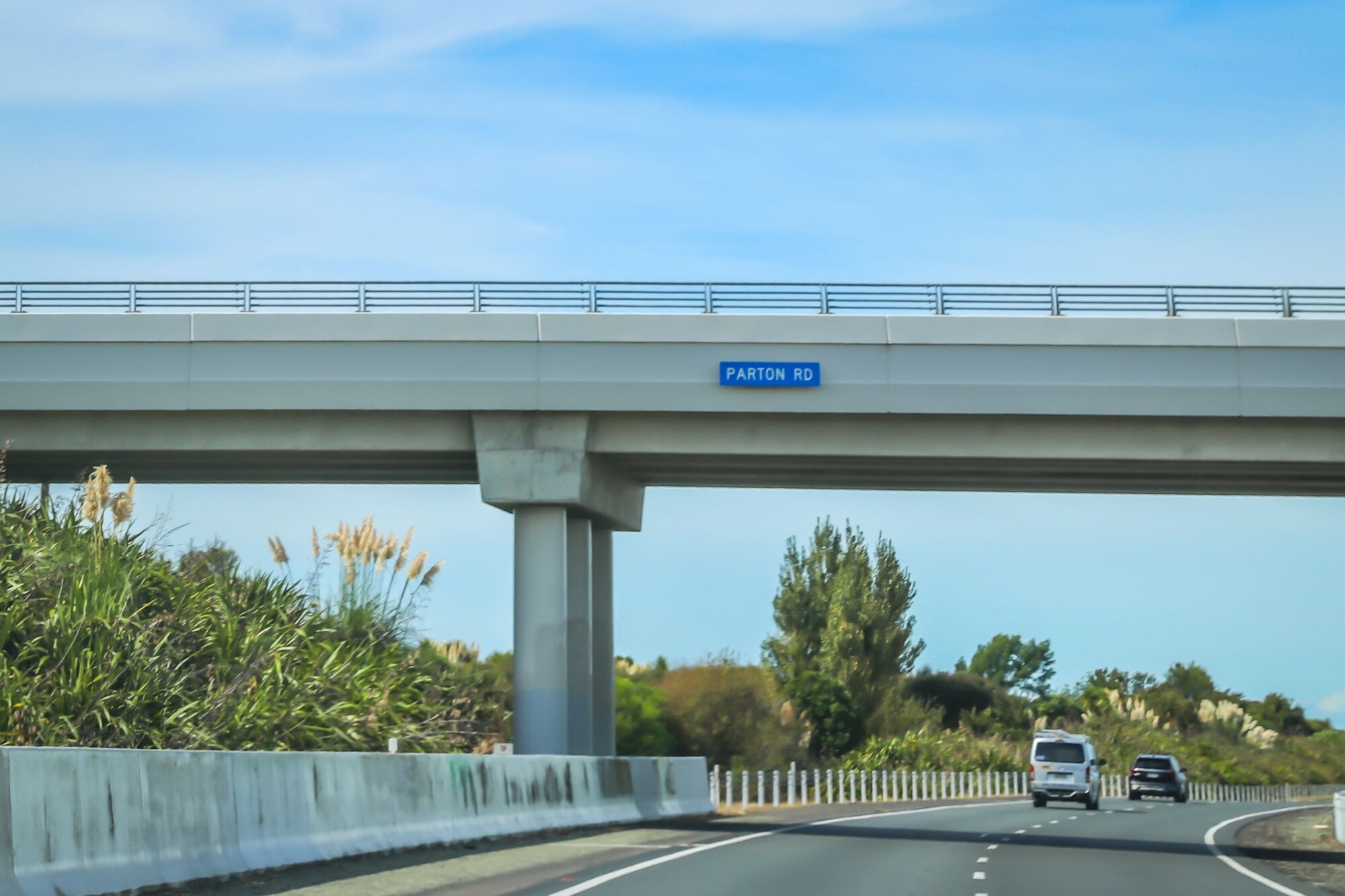 The new Pāpāmoa East Interchange includes an overbridge and multiple ramps designed to ease congestion on nearby local roads during peak commuting times. Photo / Kelly O'Hara