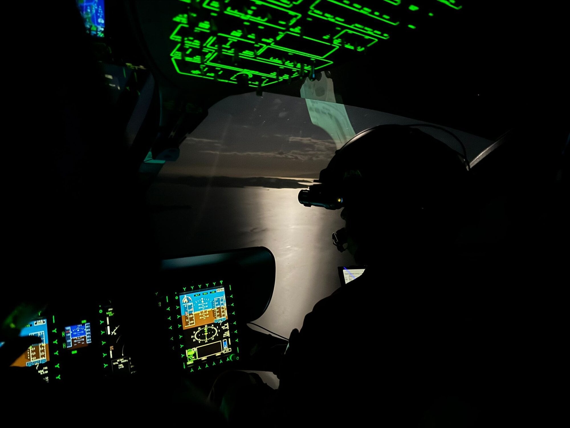  An Aerocool Rescue Helicopter night mission in January 2025.