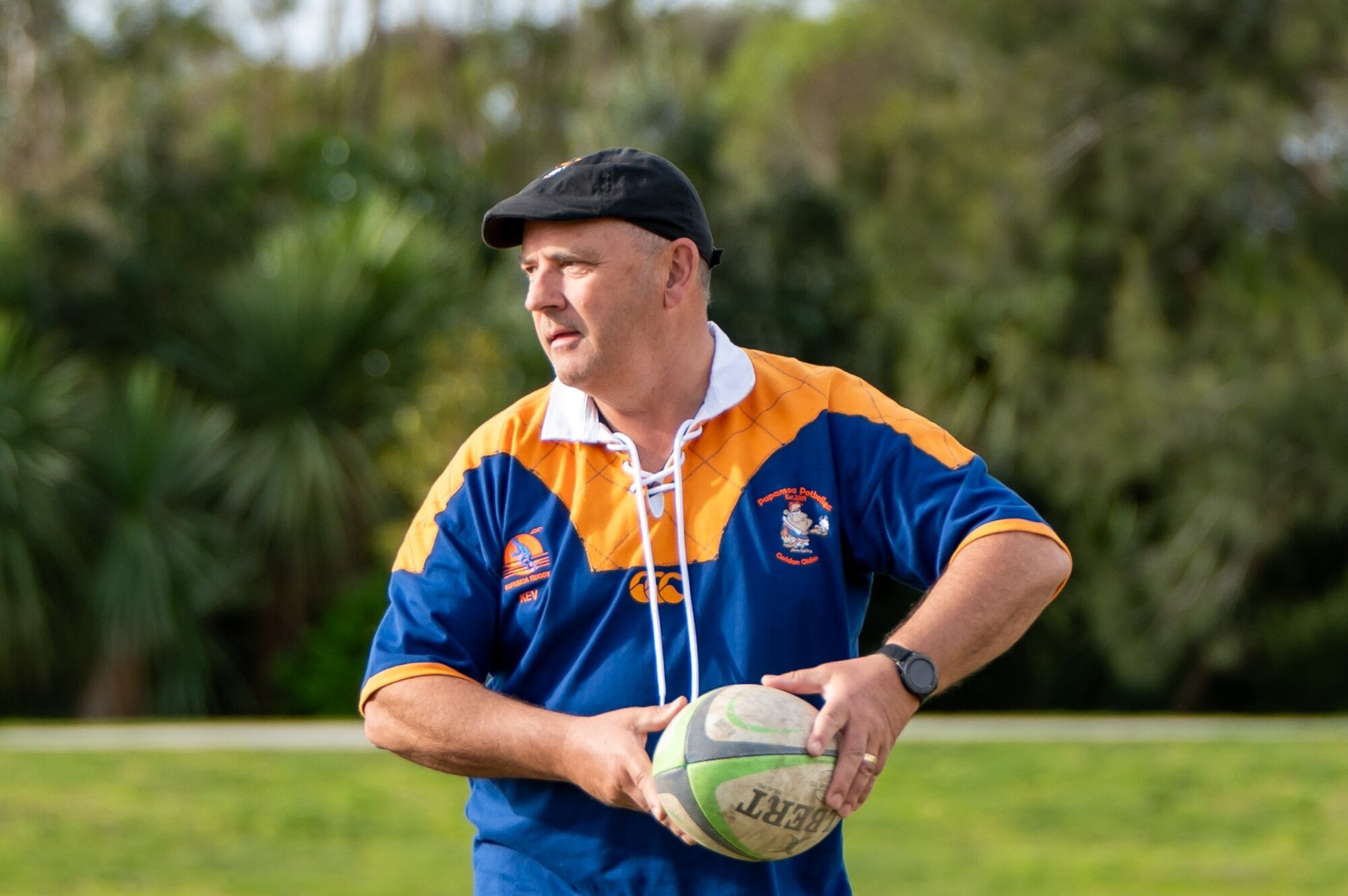 Pāpāmoa Potbellez player Graham Whyte (nickname Kevin). Photo / Brydie Thompson