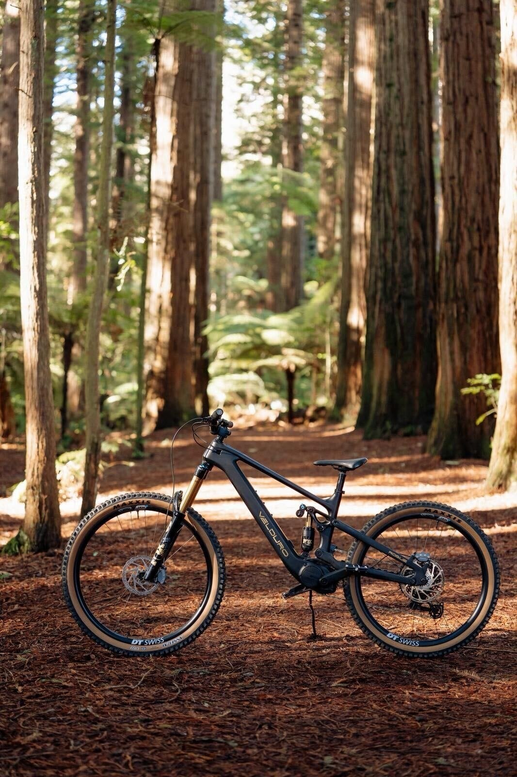 Velduro showcased its bikes on Kiwi trails. Photo / Rachel Hadfield