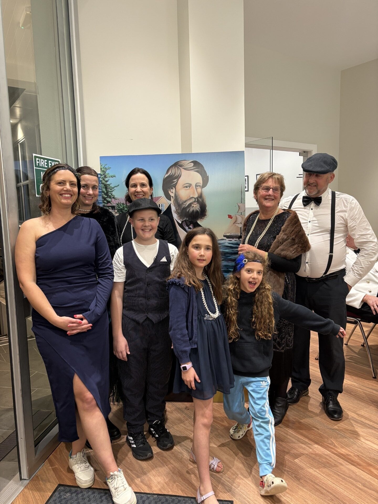  The wider Stewart-Gray family from Hamilton at Katikati’s Settlers’ Dance last Saturday. Photo / Supplied