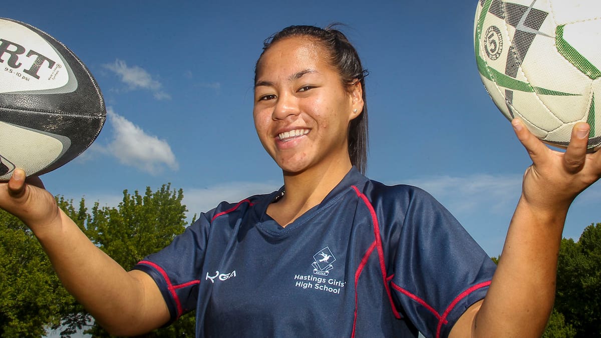 Netball or rugby? The juggling act of Flaxmere's rising sporting star
