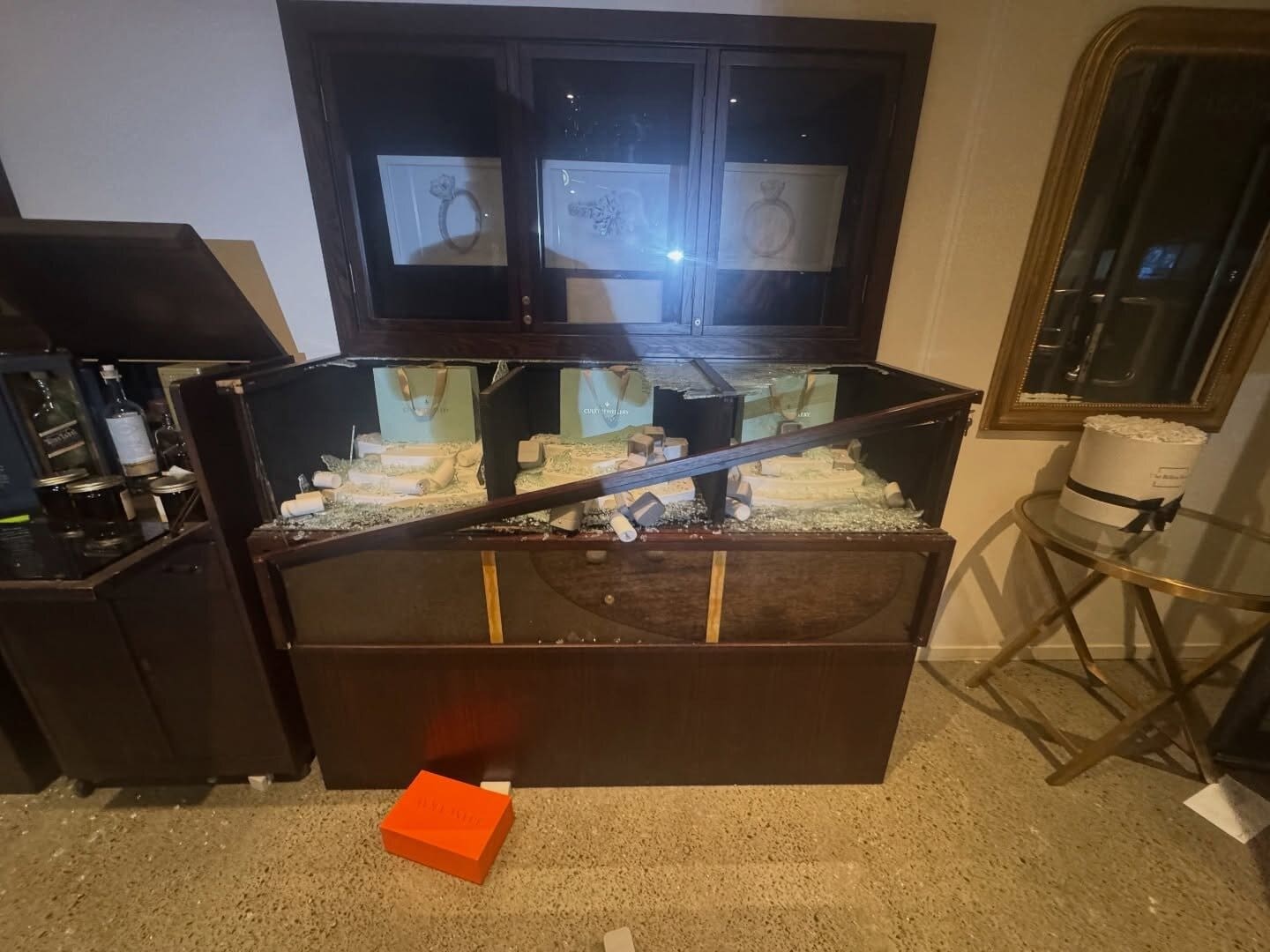 Rushton said the cabinets that were broken by the offenders would cost $15,000 to replace.