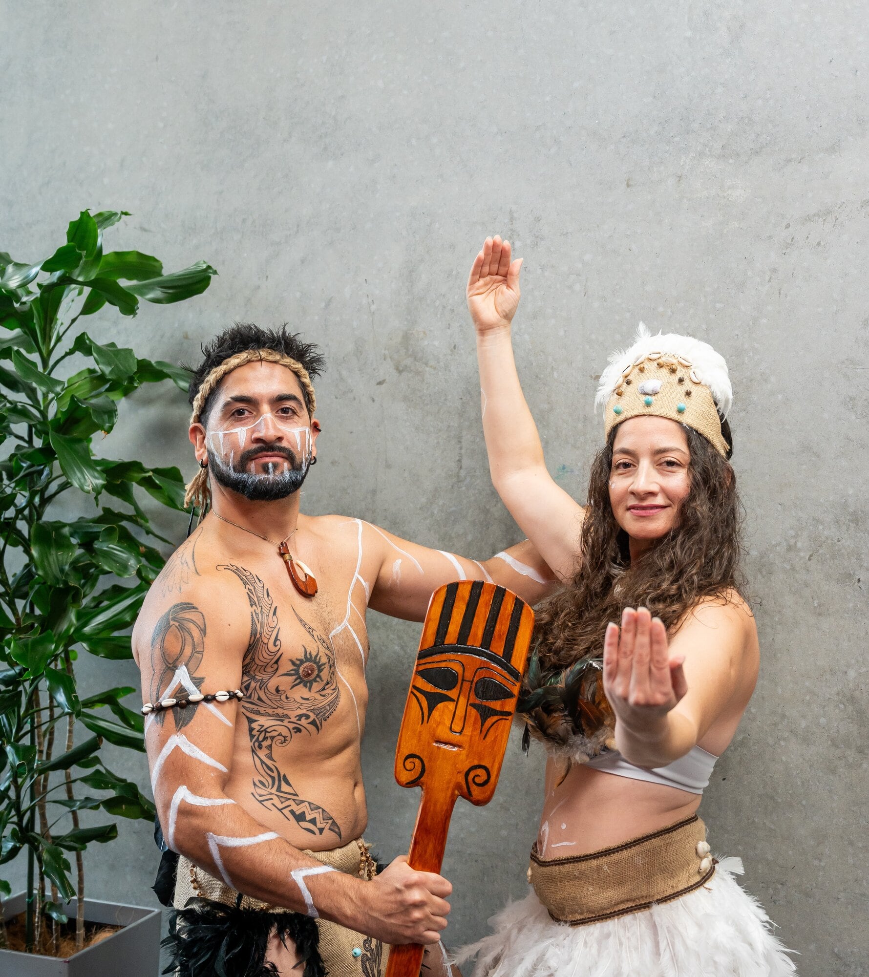  Tauranga’s Kunza Chilean dancers Claudio Riquelme and Yasna Concha. Photo / Brydie Thompson
