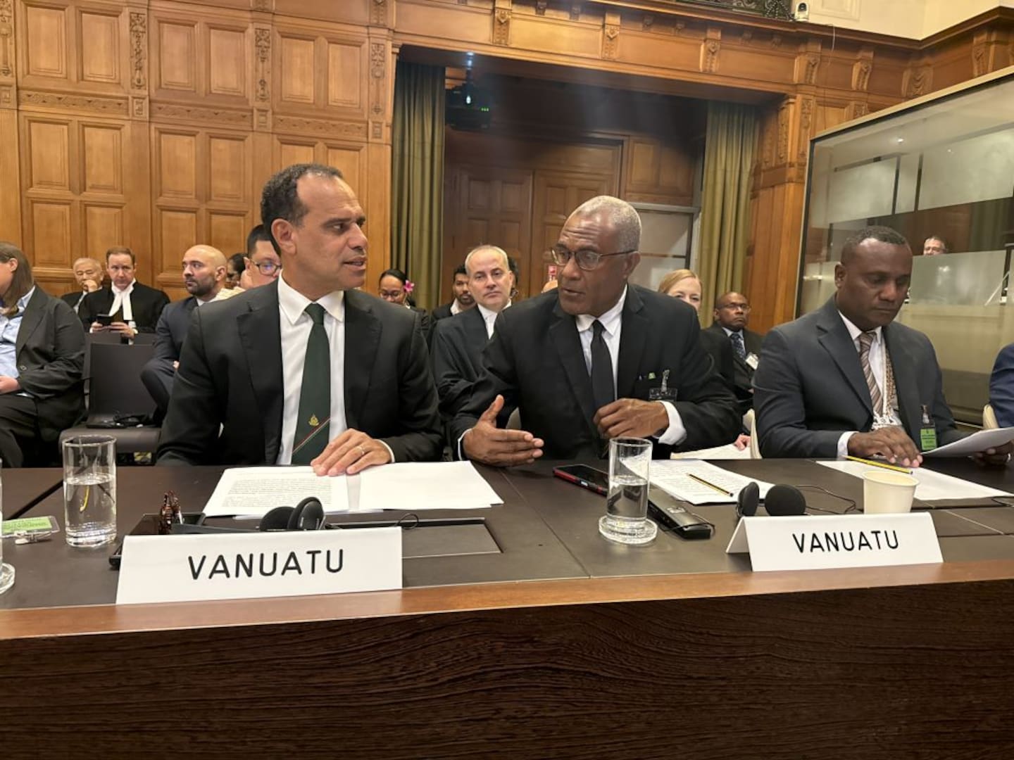 Advanced economies and developing nations clashed at the ICJ during December hearings. Photo / Getty Images