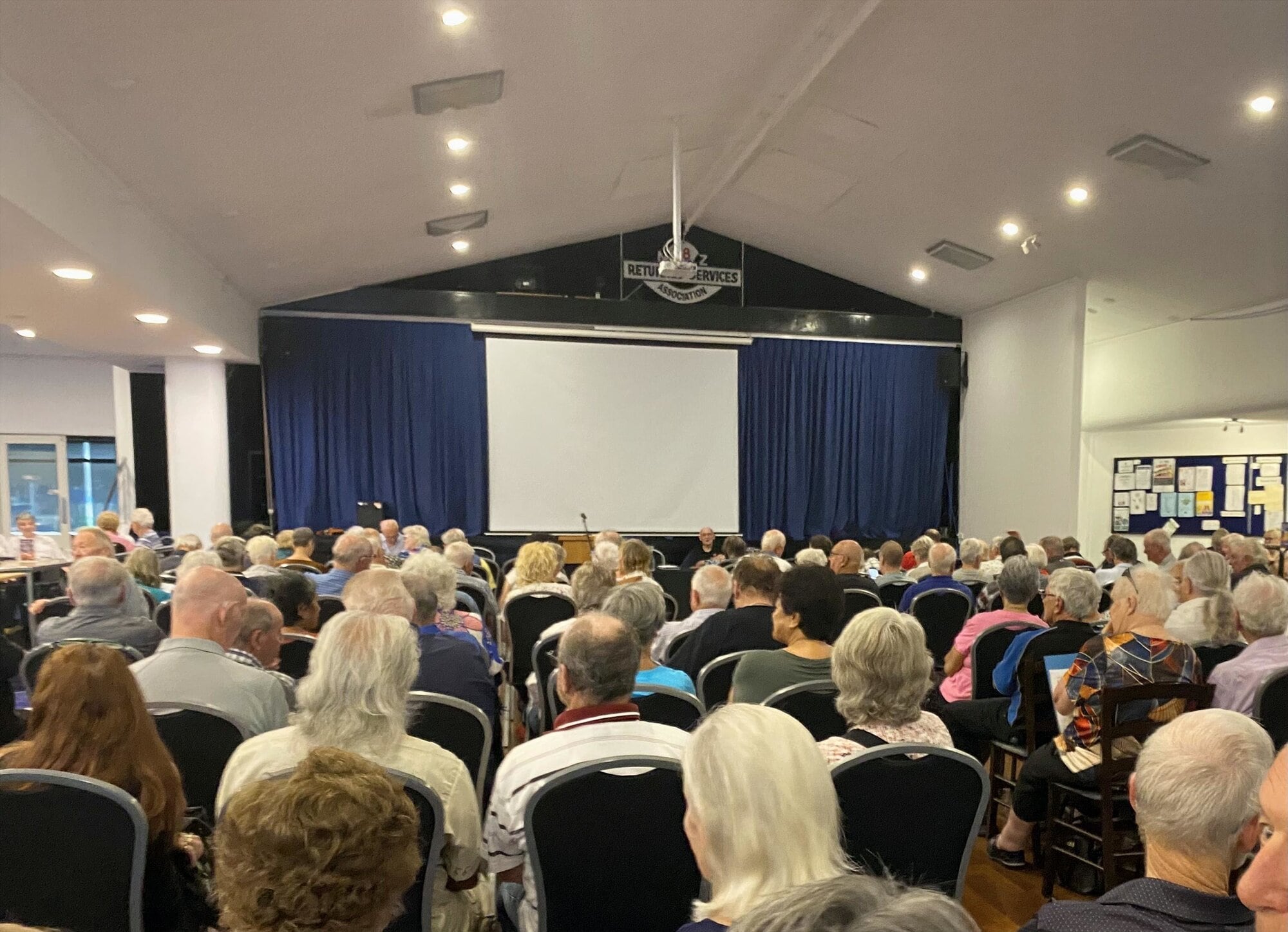 The Mount RSA EGM held on March 30 was attended by 374 members. Photo / Rosalie Liddle Crawford