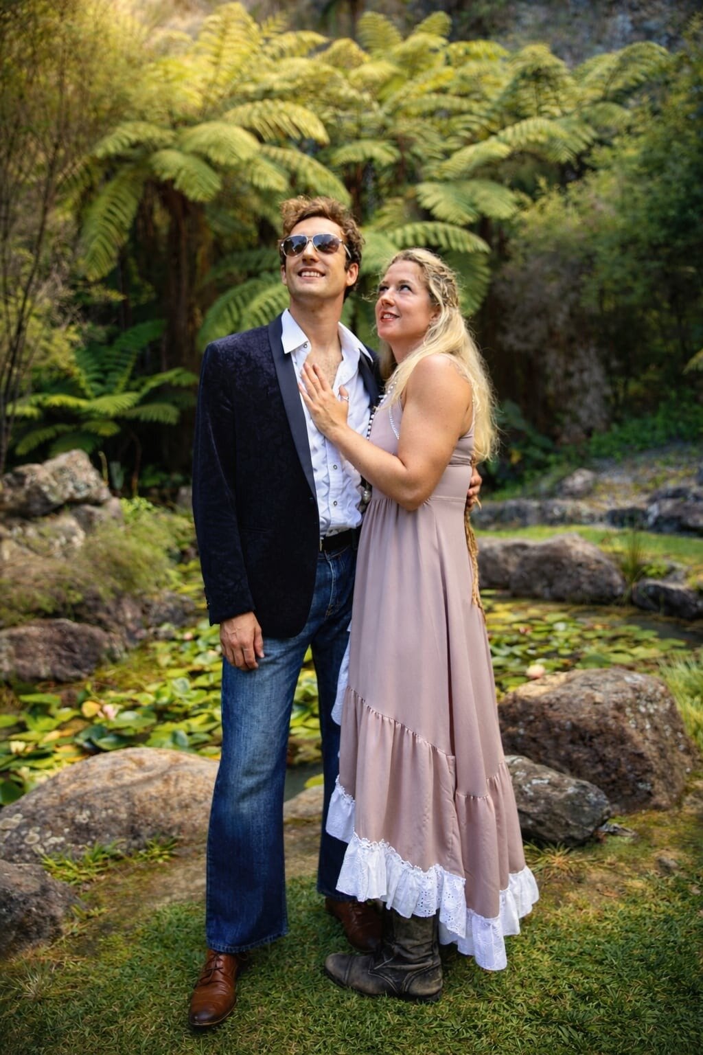 Sabian Kulczynski will star as Orlando, and Zoe Cruse will be Rosalind in As You Like It at Te Puna Quarry Park from February 5-15. Photo / JP Joubert