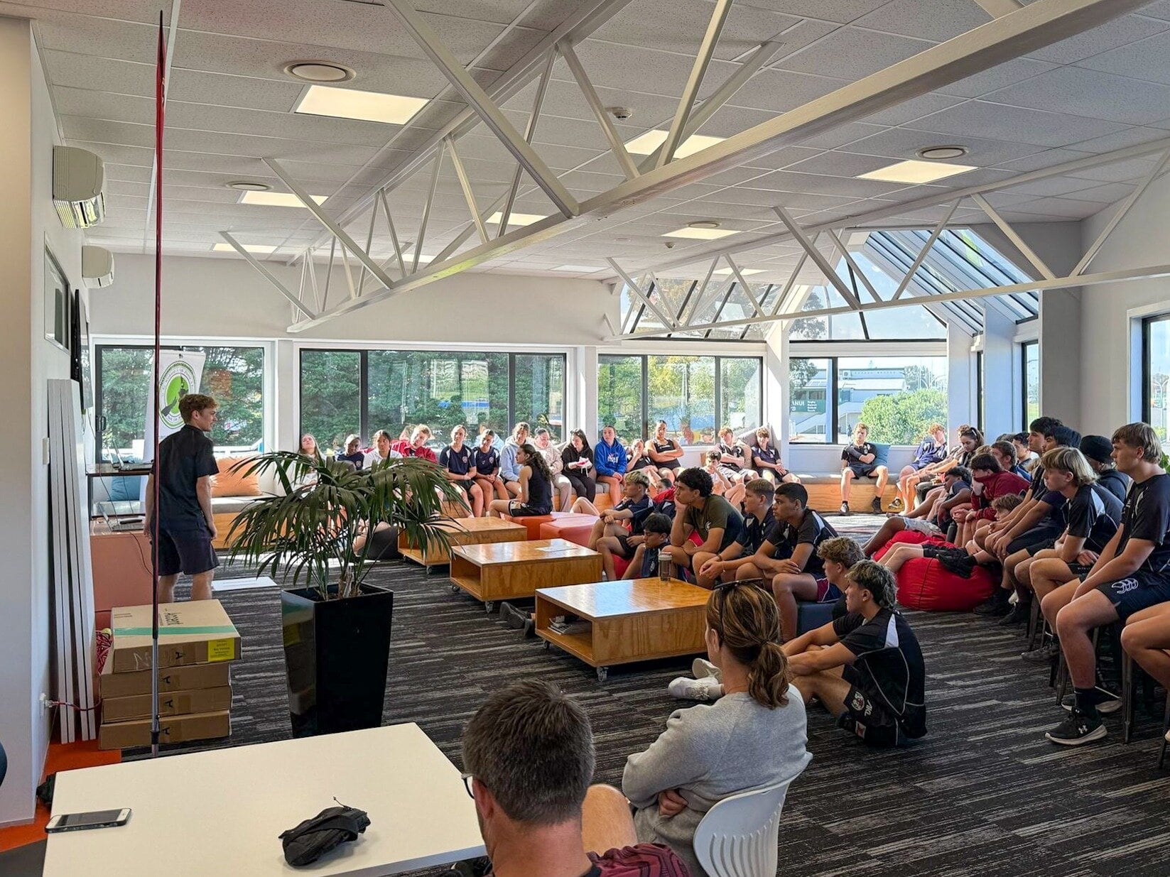 Benjamin Bidois led the performance analysis and career pathways session.