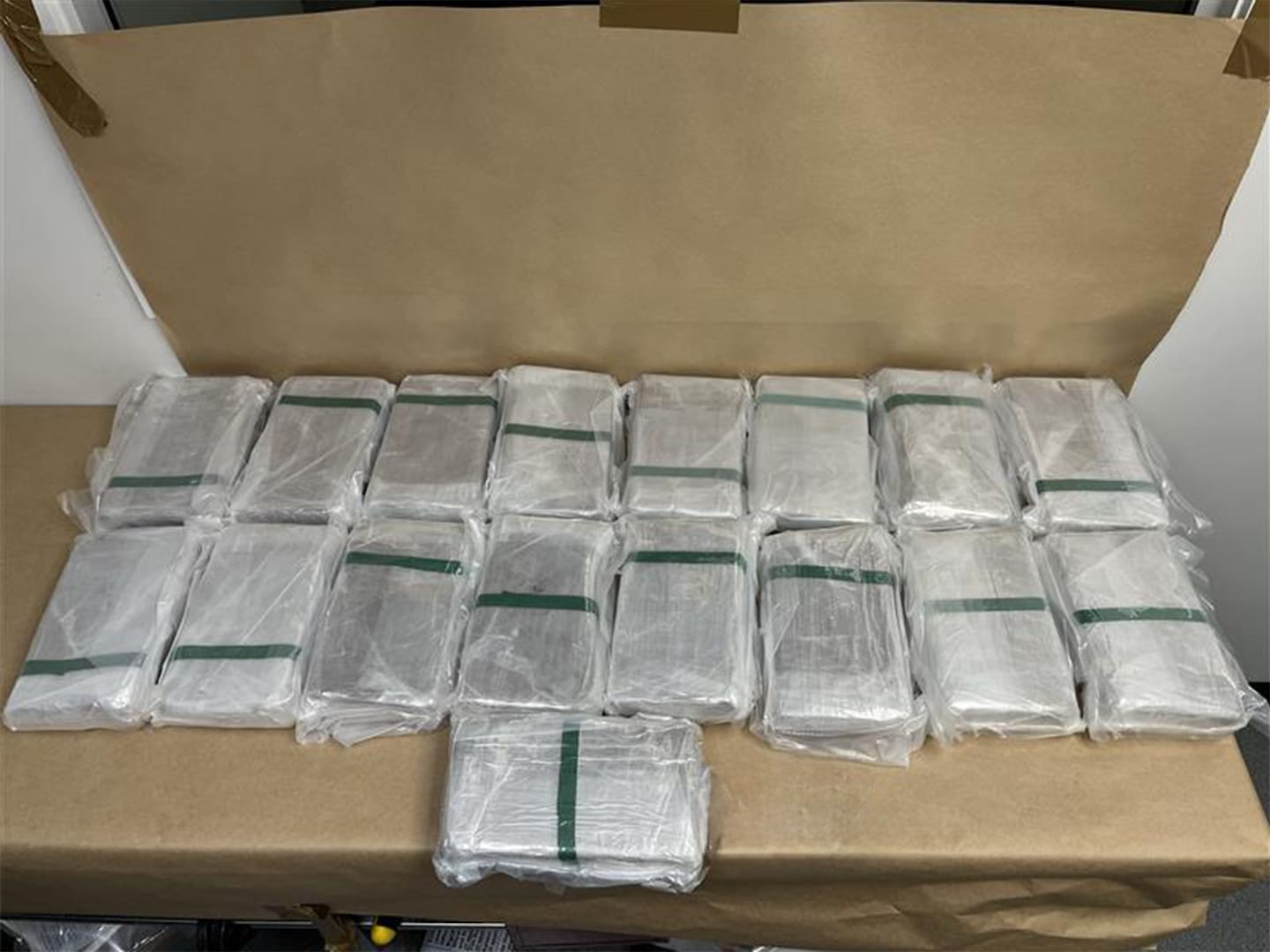 Customs believes the 101kg found over the weekend is the largest amount of cocaine found at a New Zealand Airport. Photo / Customs