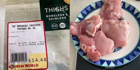 Underweight and overpriced: Customer warning after New World gets chicken label wrong