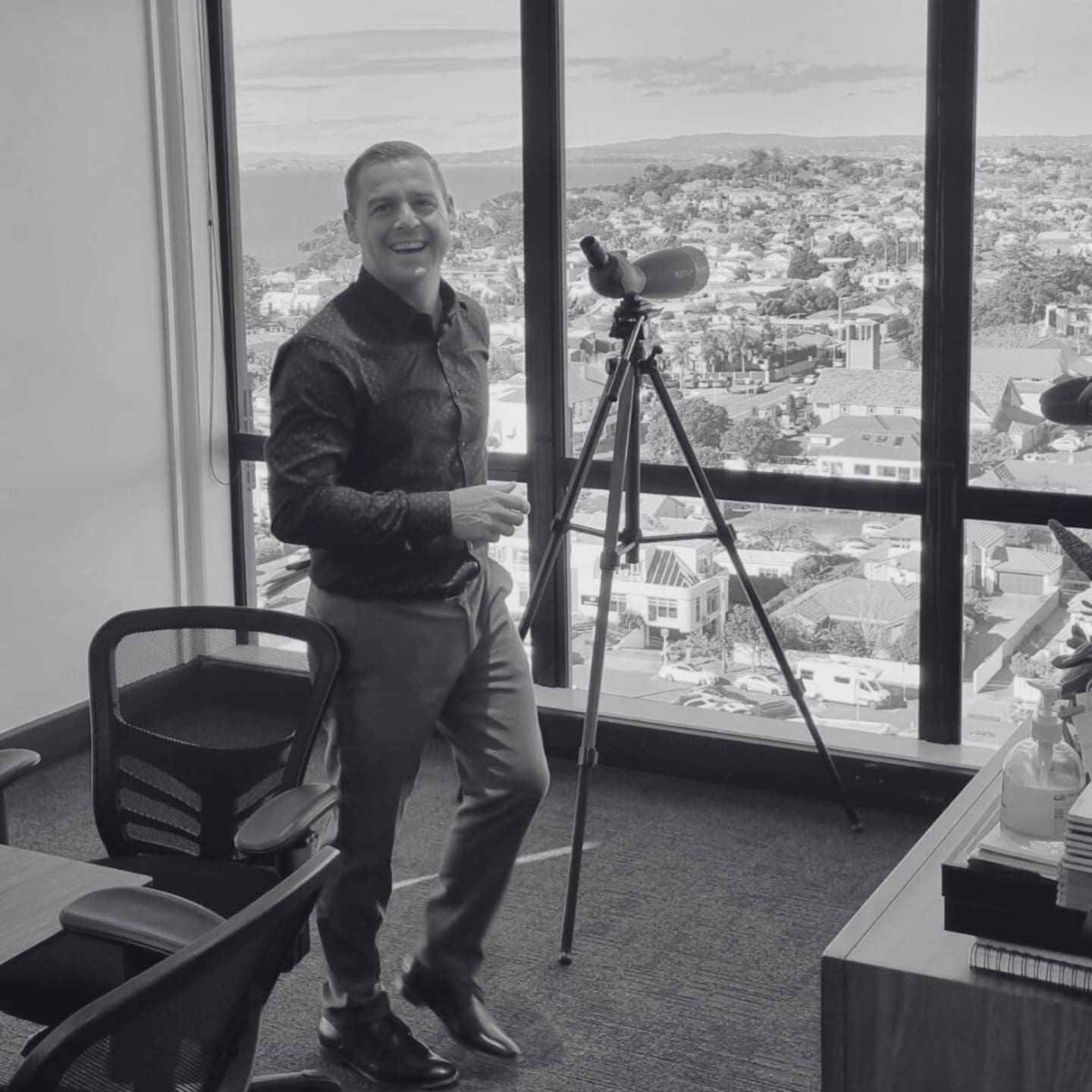 Toby Broomhall, a 'well-loved' Hāwera business manager, died in a crash while travelling to see a client. Photo / Monkeytoe Group