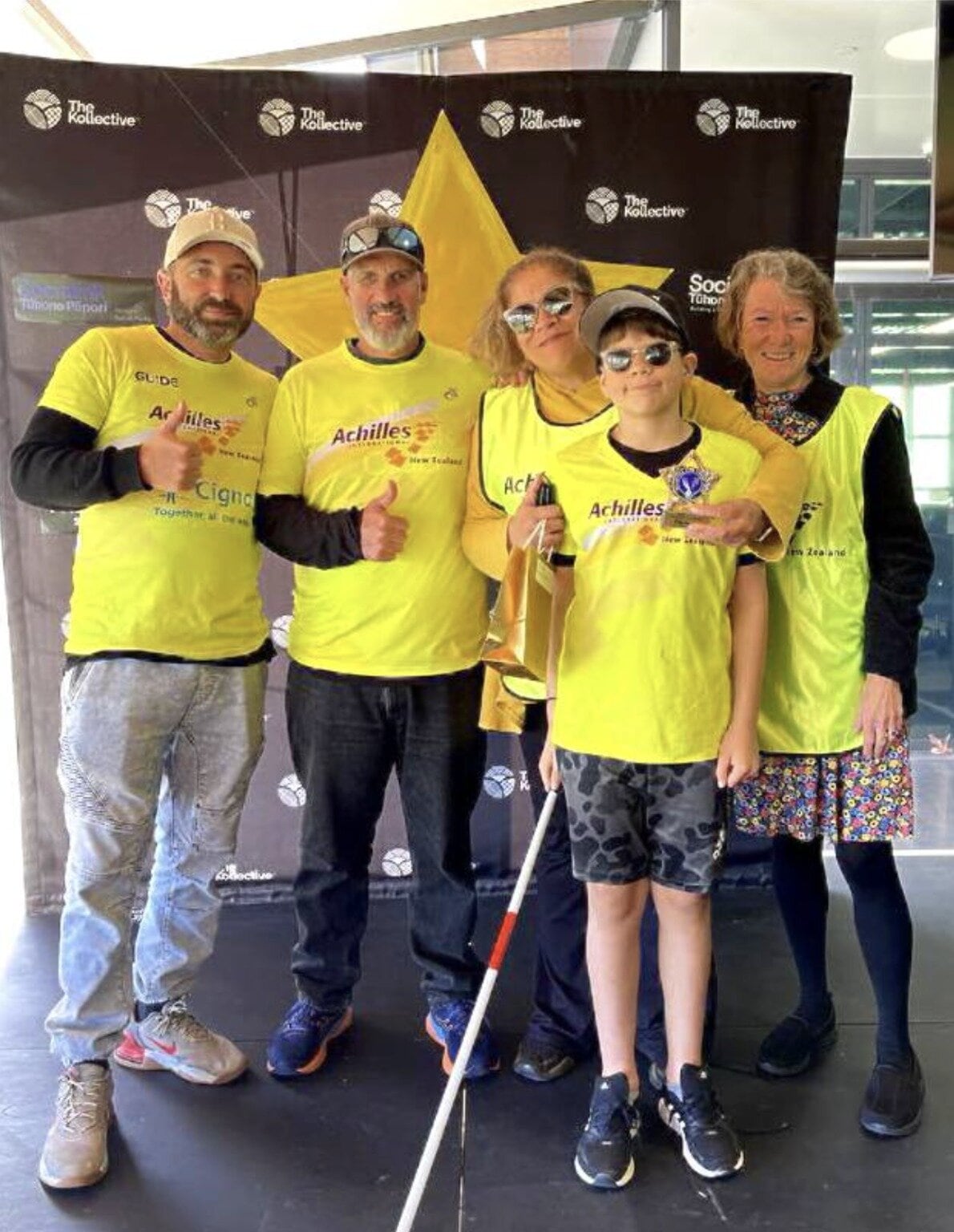  Emily-Kay receiving the “Newcomer Volunteer” Award by Volunteering Services earlier this year. Photo / Emily-Kay Livick