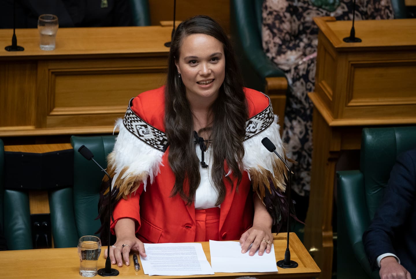 Labour MP for Manurewa Arena Williams during her maiden speech in Parliament, Wellington. 26 November, 2020. Photo / Mark Mitchell
