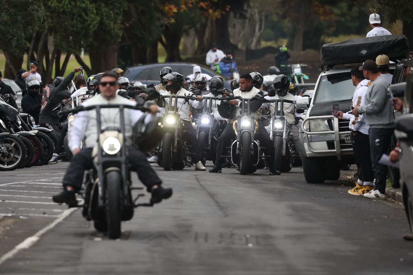 Police are stationed along the convoy’s expected route and will be monitoring the situation. and the police Eagle helicopter will be helping.