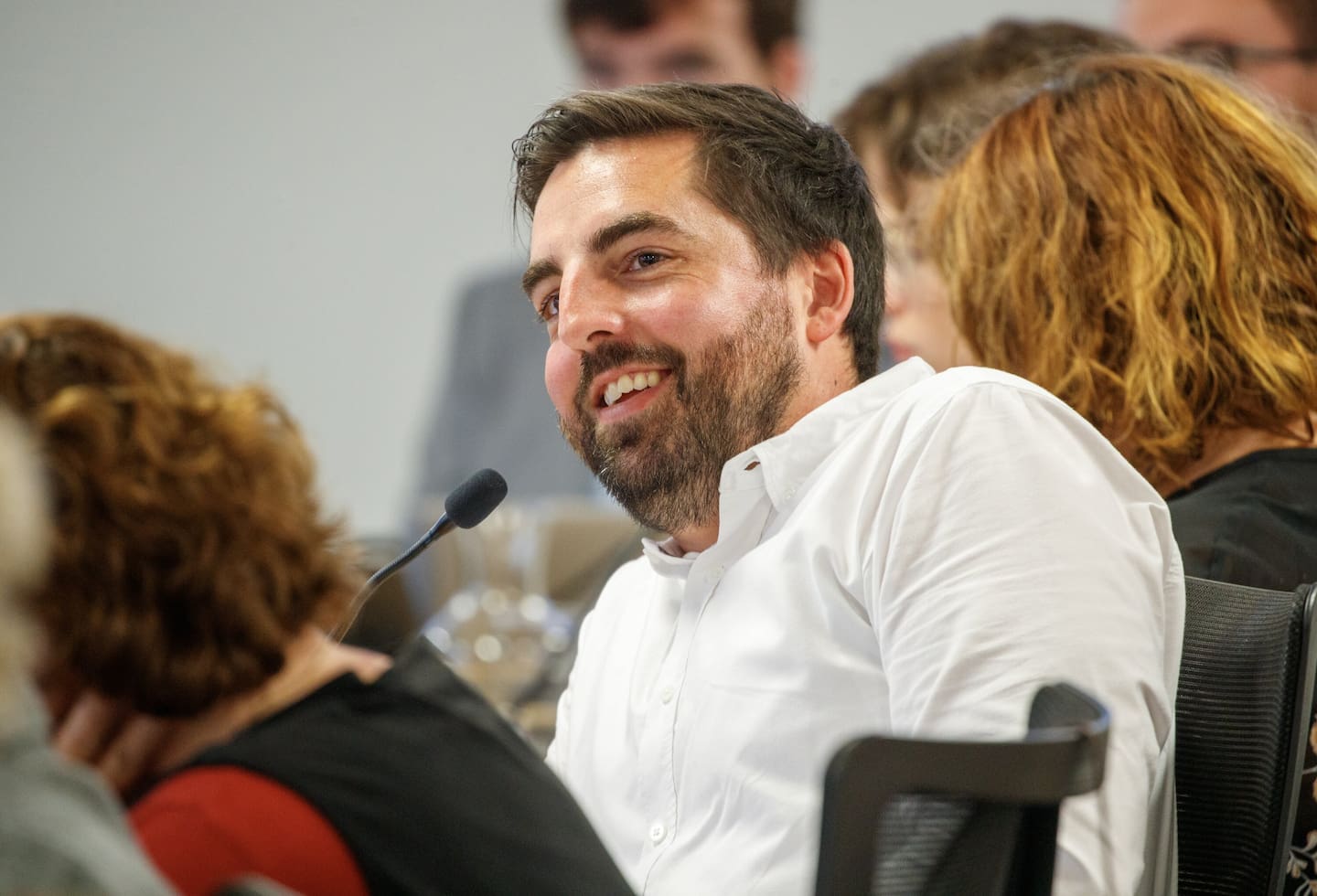 Councillor Ben McNulty during a Wellington City Council meeting in 2024. Photo / Mark Mitchell