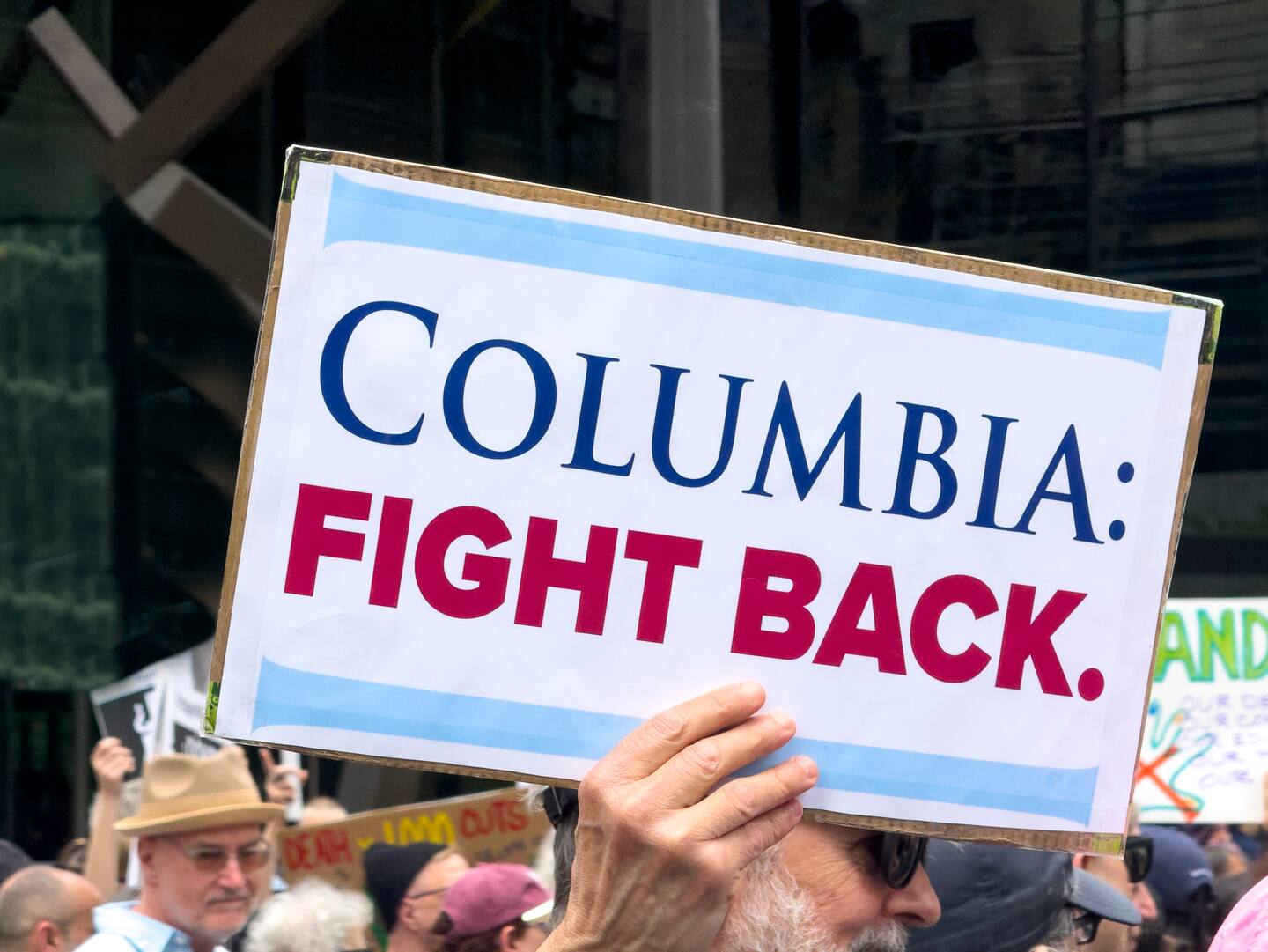 Demonstrators take part in a Our City, Our Fight, Protect Migrants, Protect the Planet protest in New York City. Photo / Getty Images