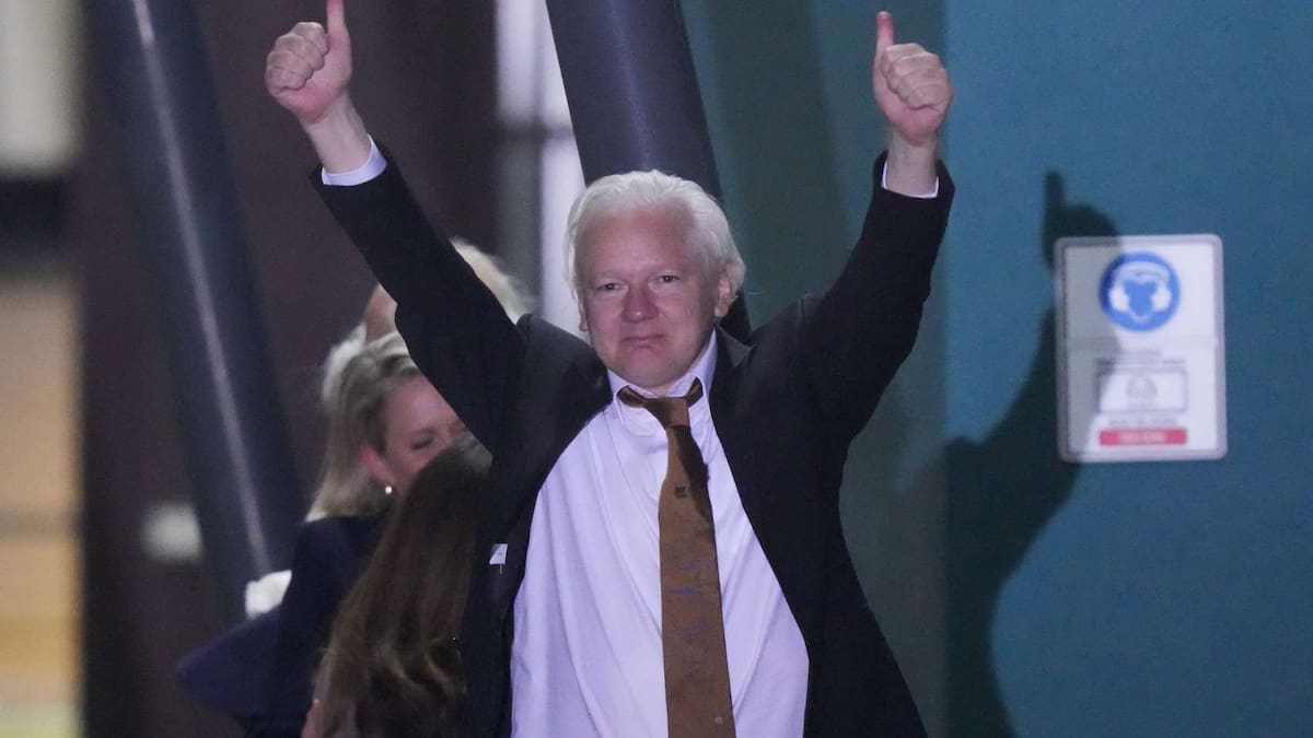Julian Assange returns to Australia after US legal battle ends Julian Assange returns to Australia after US legal battle ends