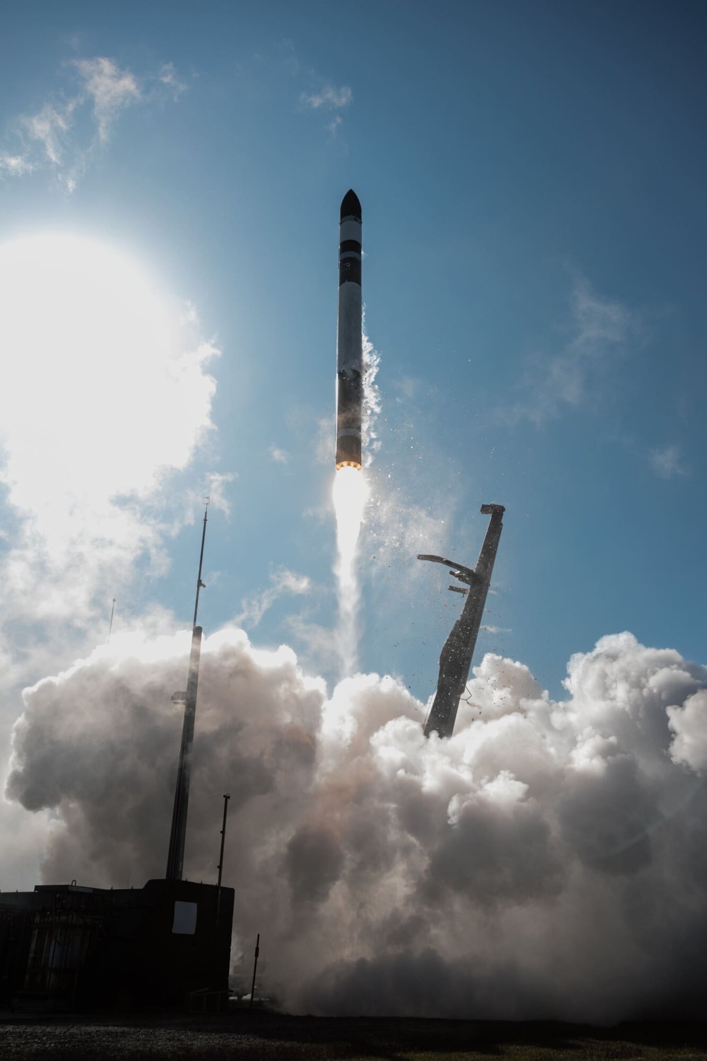 Rocket Lab launched its 59th Electron mission, deploying five satellites to Low Earth Orbit for French Internet-of-Things (IoT) constellation operator Kinéis. Photo / Supplied