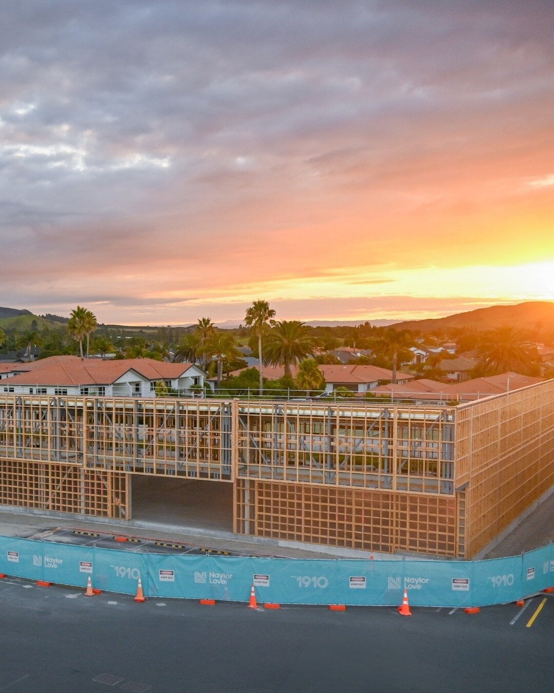  A time lapse camera has filmed the view of the new expansion from the top of Pāpāmoa Plaza.  Photo / Supplied