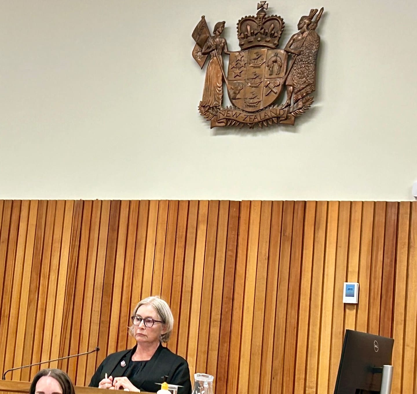 The trial is being presided over by Justice Helen McQueen.