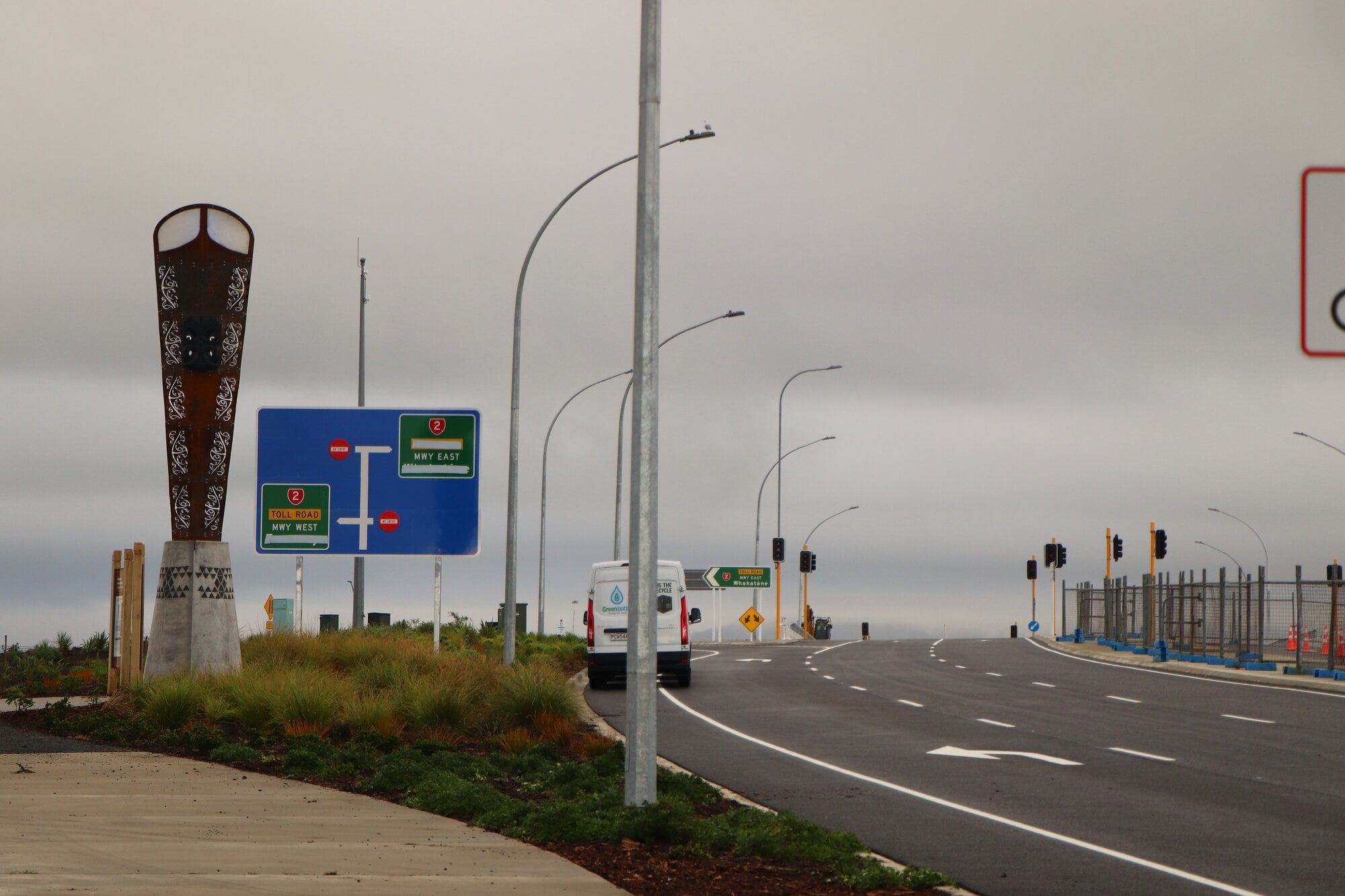 The Pāpāmoa East Interchange will open this week before Good Friday. Photo / Ayla Yeoman