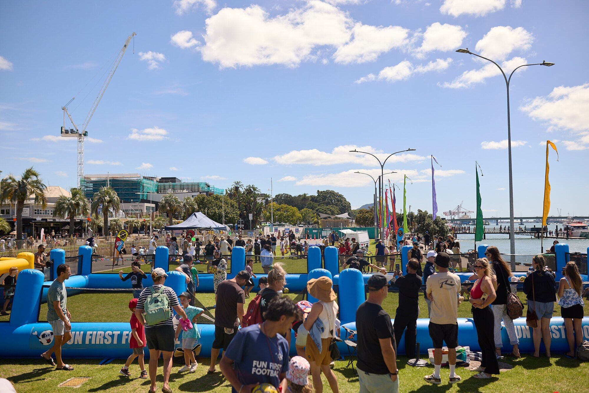 The Tauranga Waterfront will feature themed zones for families to explore on Children’s Day. Photo / Supplied.