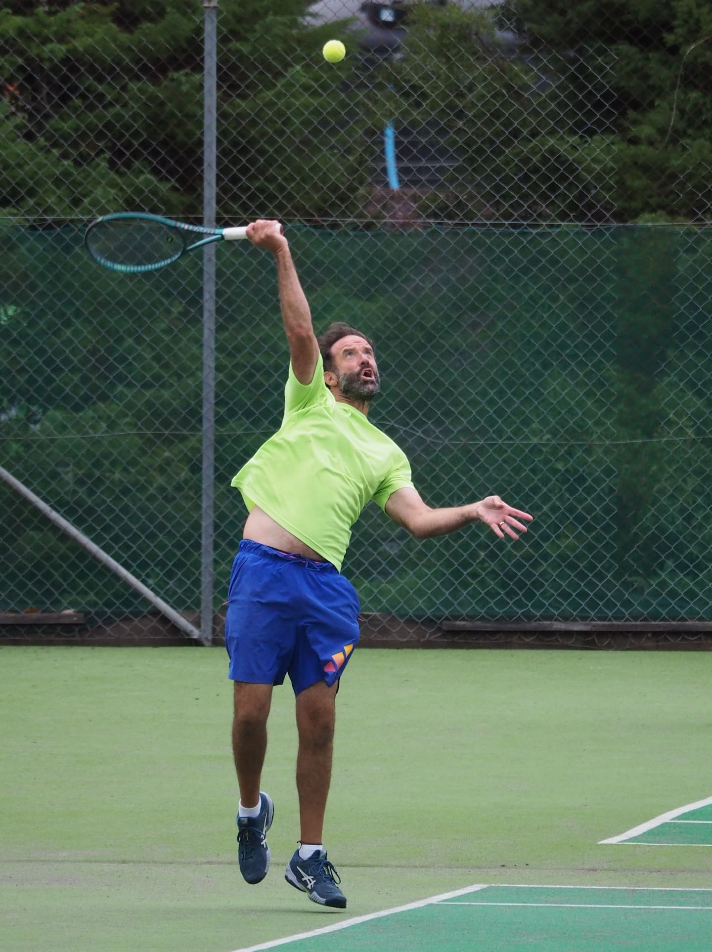 Player Guy De Villiers in action. Photo / Christine Frost
