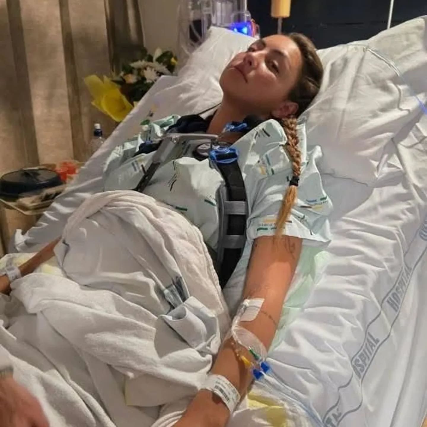 Kaylee Phillippi says she's thankful to still be here after the devastating crash. Photo / GoFundMe