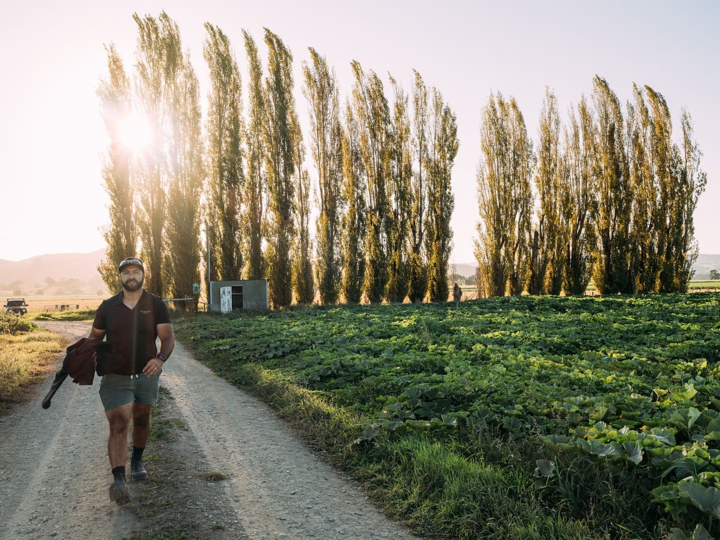 Kanapu Hempery co-founder Isaac Tui Te Kanapu Broudigan Beach. Photo / Kanapu Hempery.