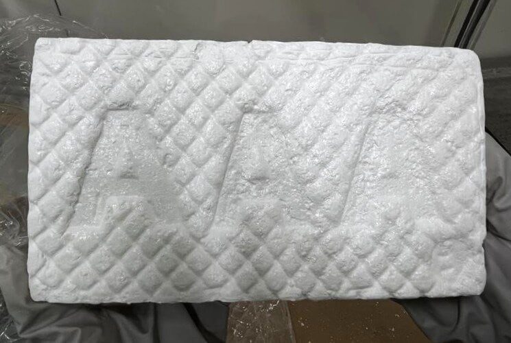 The bricks were embossed with “AAA”. Photo / Customs