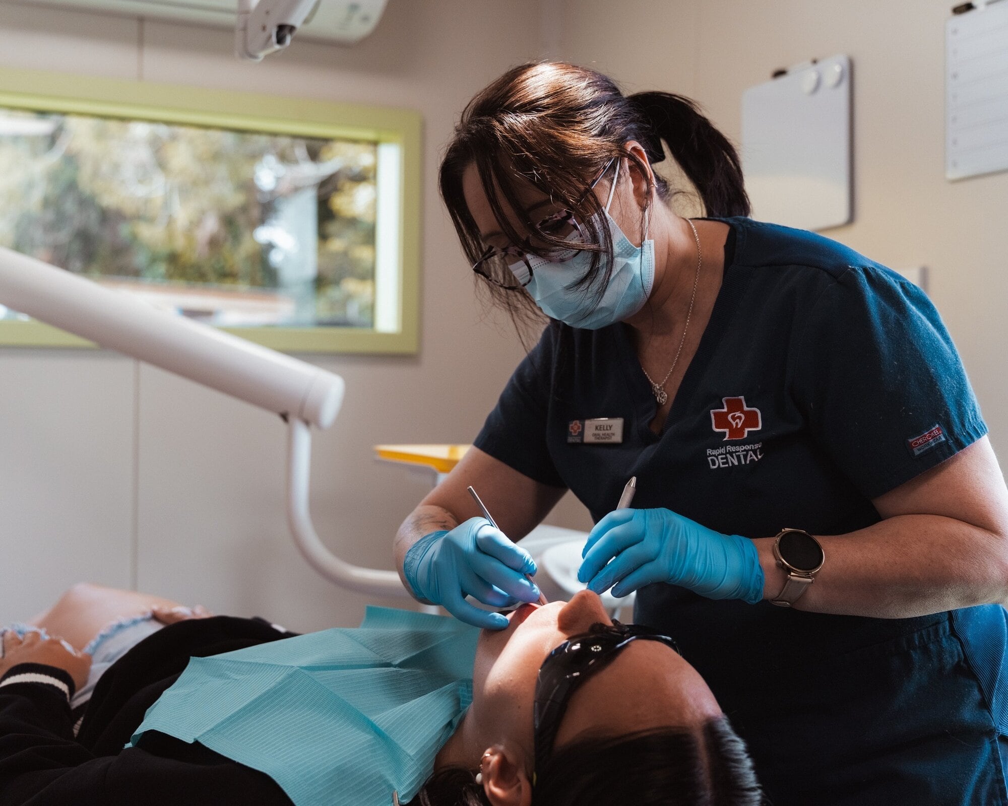  In November, the Trinity Koha Dental Clinic's work in Tauranga continued with volunteer dentists providing care to 45 people and giving away $32,000 of treatments.