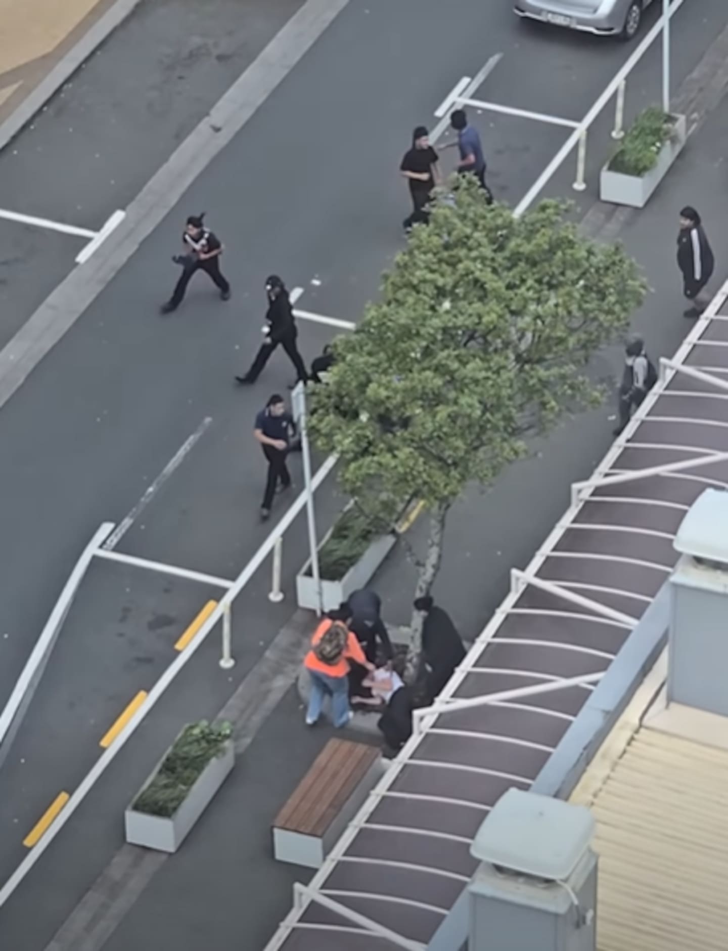 Police say they received a number of calls about youngsters fighting in Manukau on Wednesday. Photo / Facebook