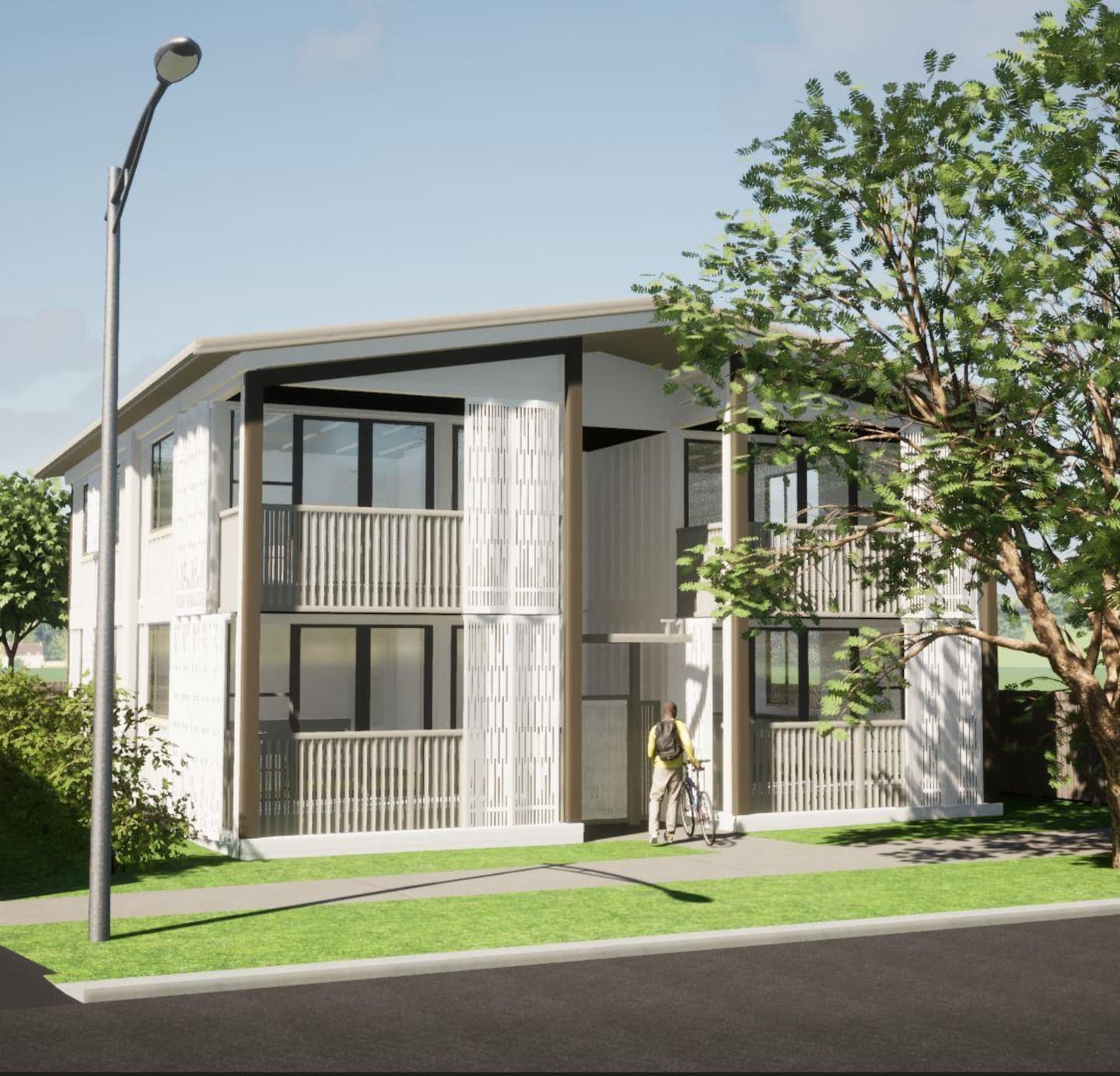 What the new homes will look like once finished. Photo / Supplied