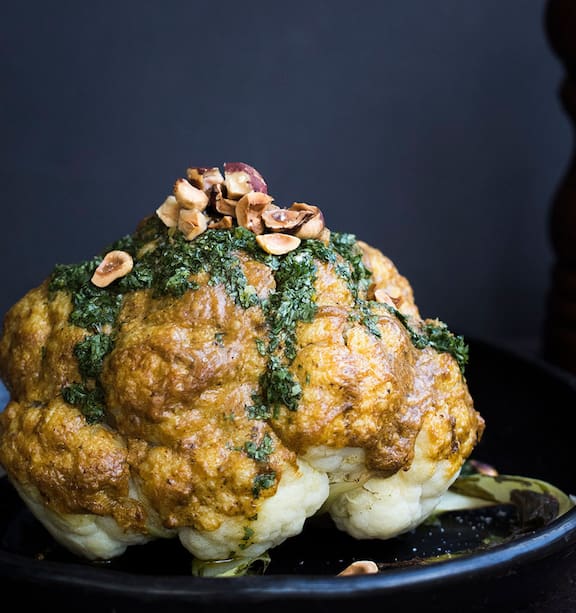 Tahini roast cauliflower Eat Well Recipe NZ Herald - Main Image