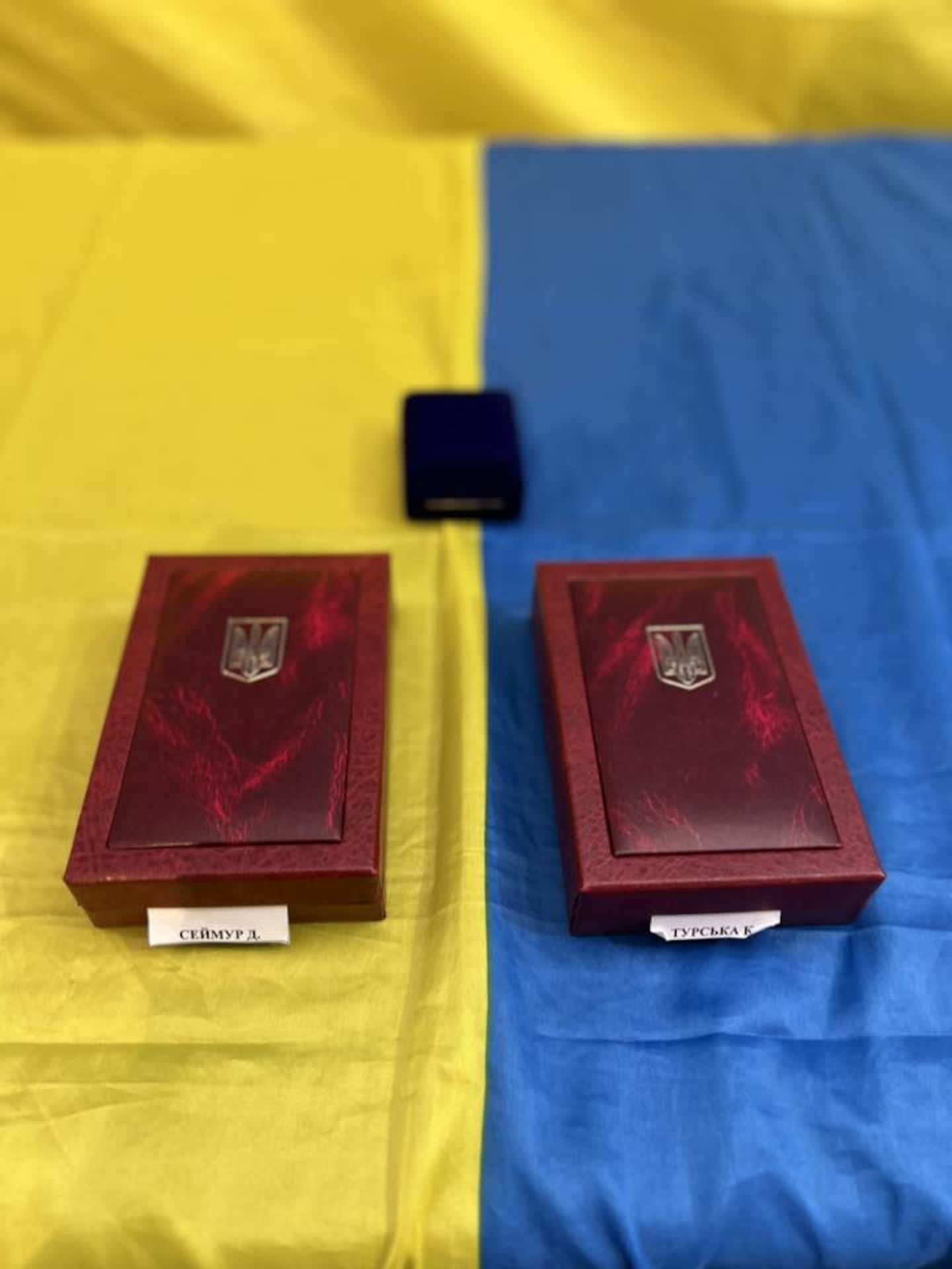 The Order of Merit, Third Class, is awarded for “supporting the state’s sovereignty and territorial integrity, charitable activities, and promoting the Ukrainian state in the world.” Photo / Mahi for Ukraine