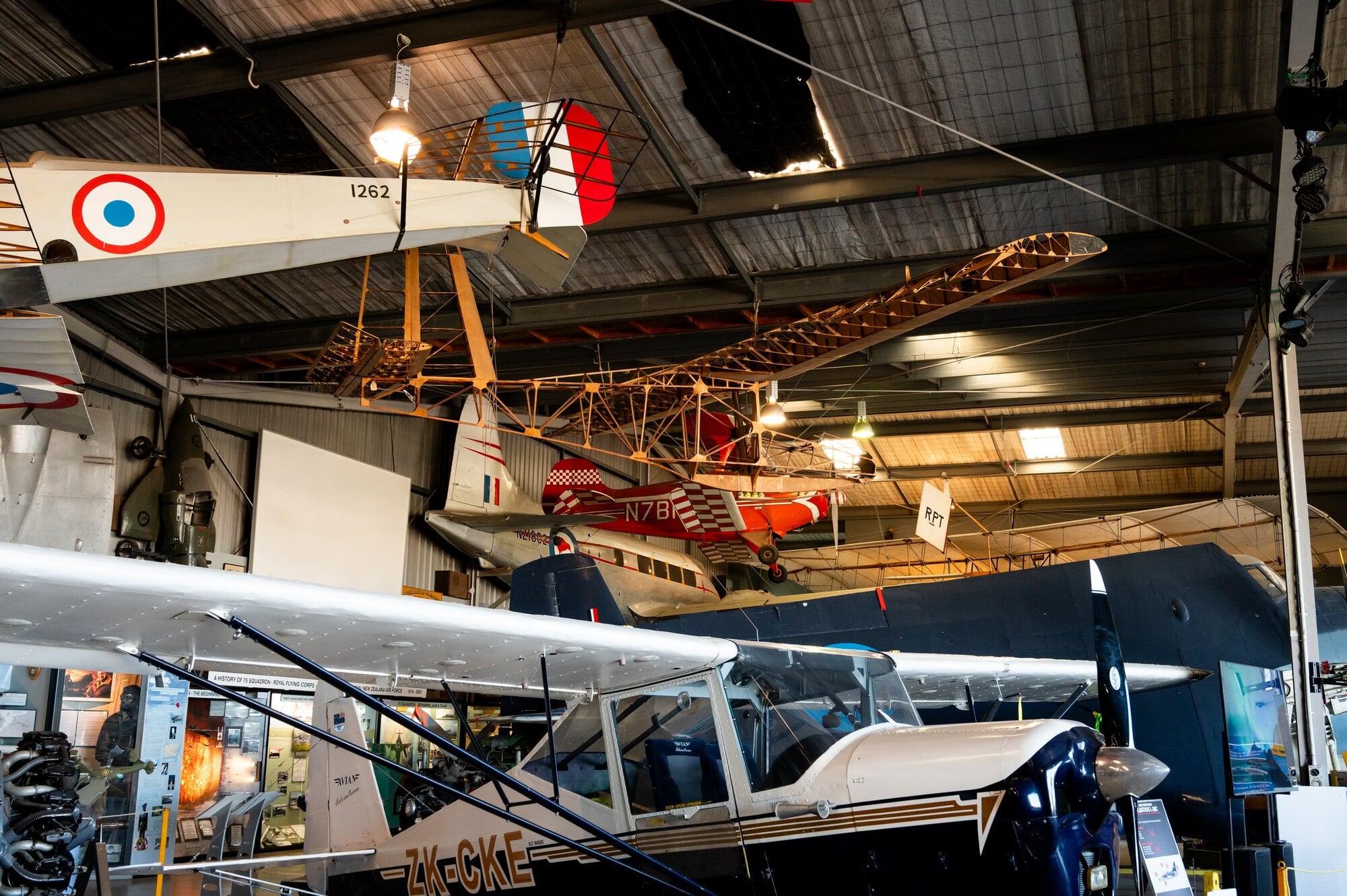  Some of the classic pieces of aircraft they have at Classic Flyers aircraft museum in Mount Maunganui. Photo / Brydie Thompson