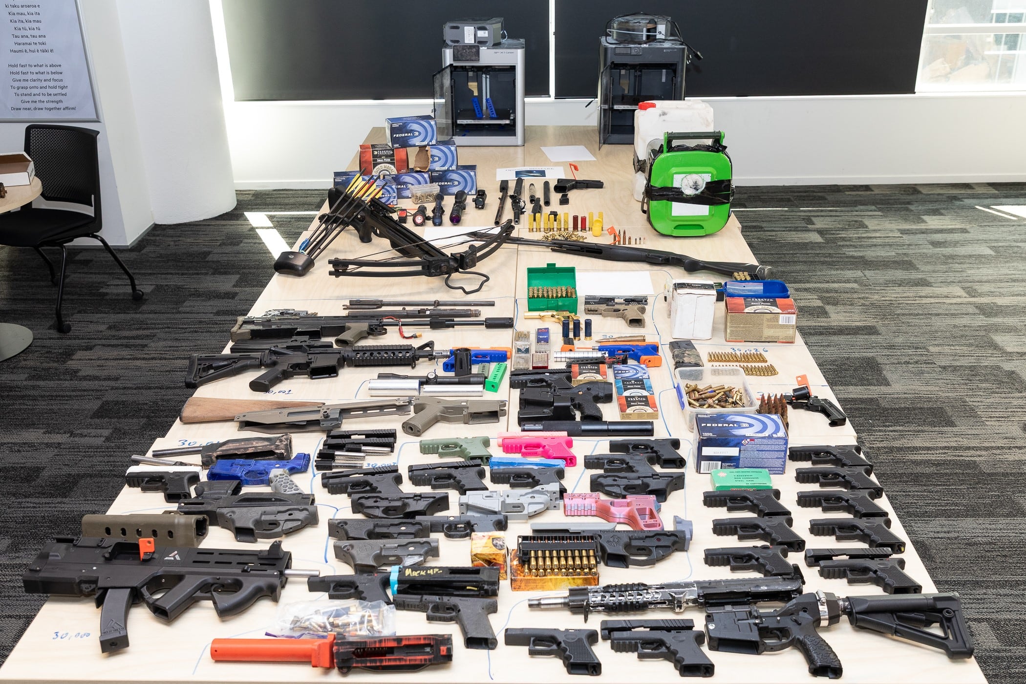 Police shut down a 3D firearms printing operation in April.