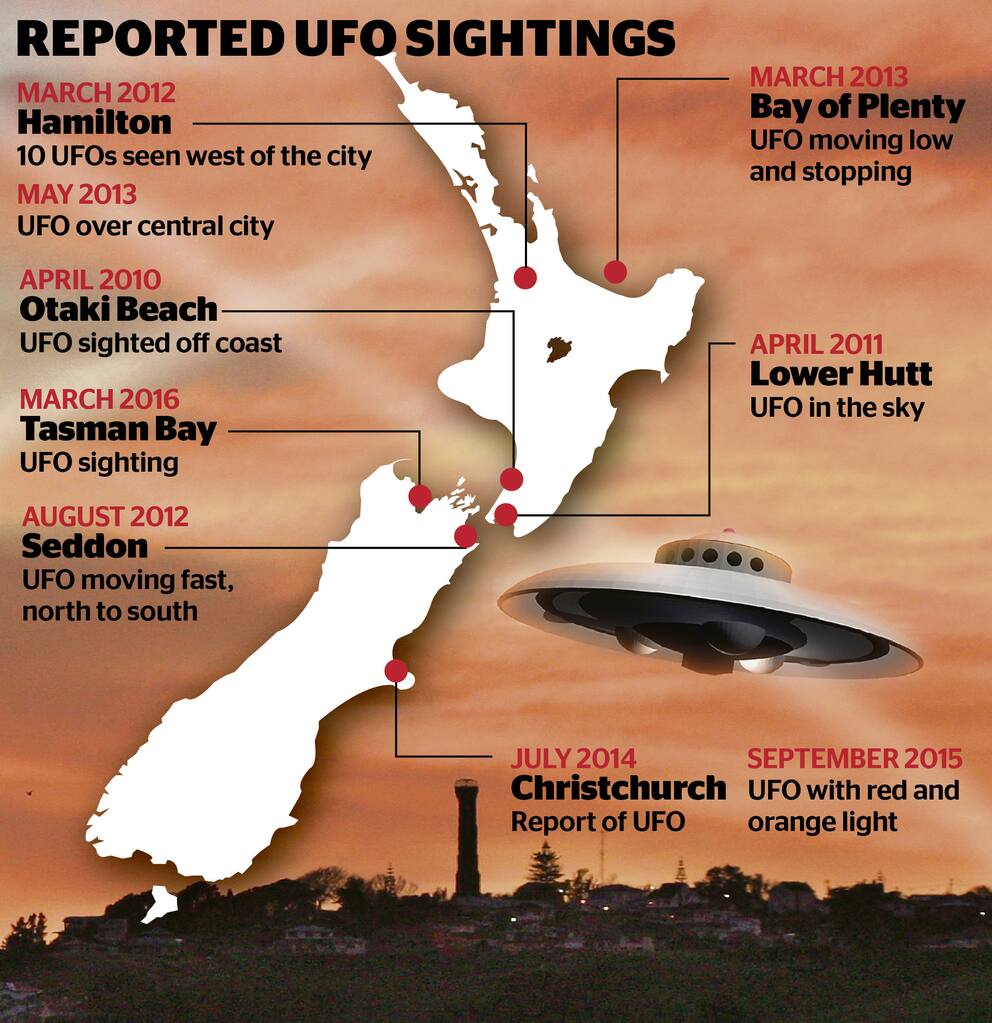Is there anyone out there? UFO sightings reported in NZ NZ Herald