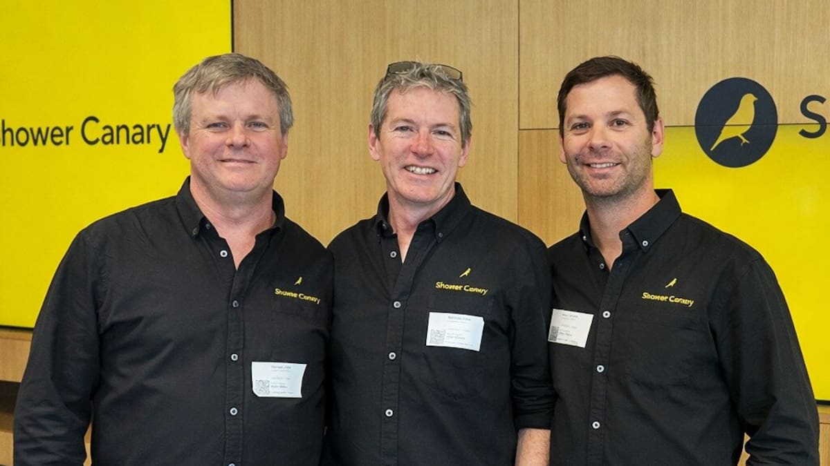Small Business: Water wastage woes solved with Shower Canary
