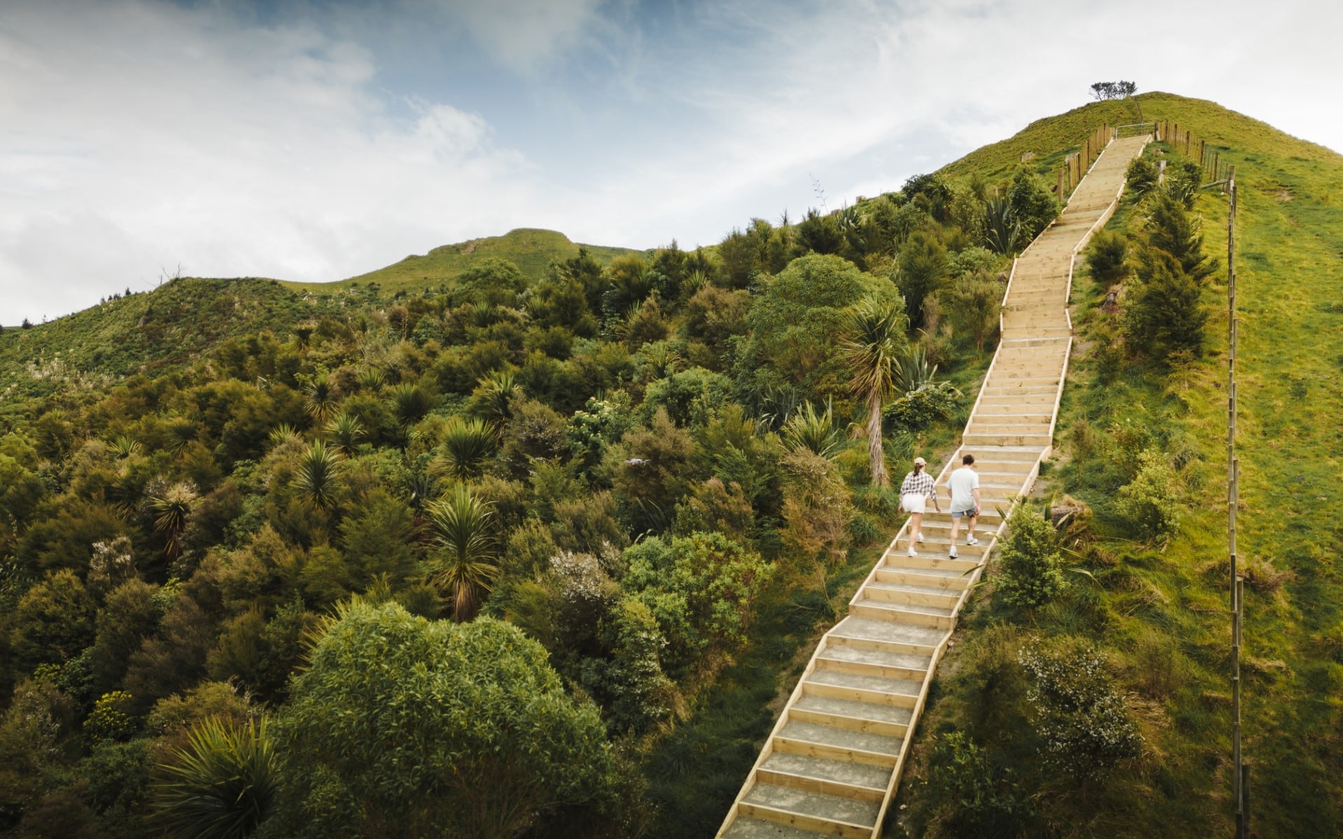 Papamoa Hills in better weather.