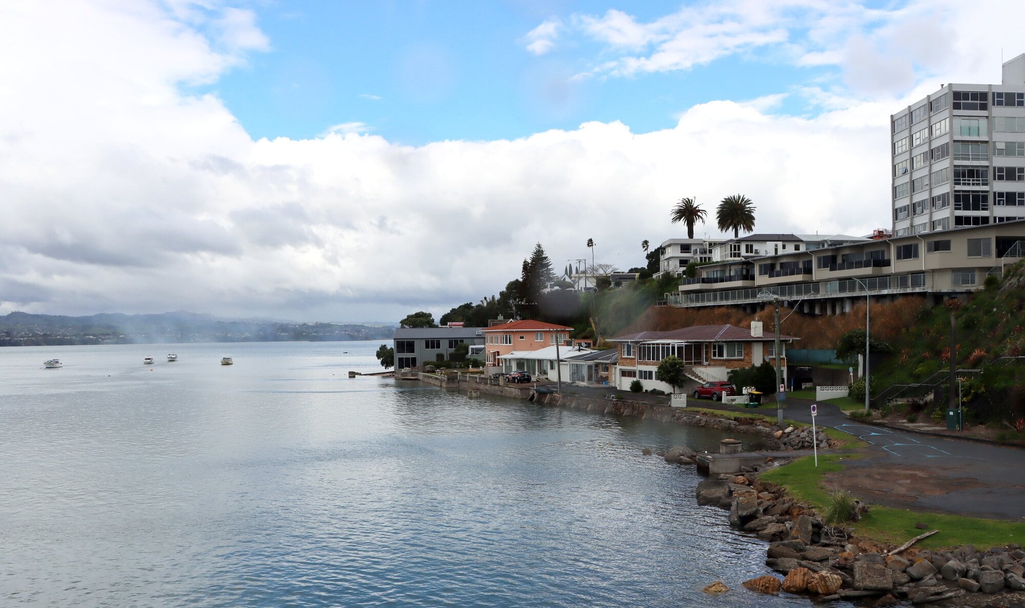 The pontoon of the council's planned Maritime Emergency Response Facility would be outside the homes of residents along The Strand extension. Photo / Alisha Evans
