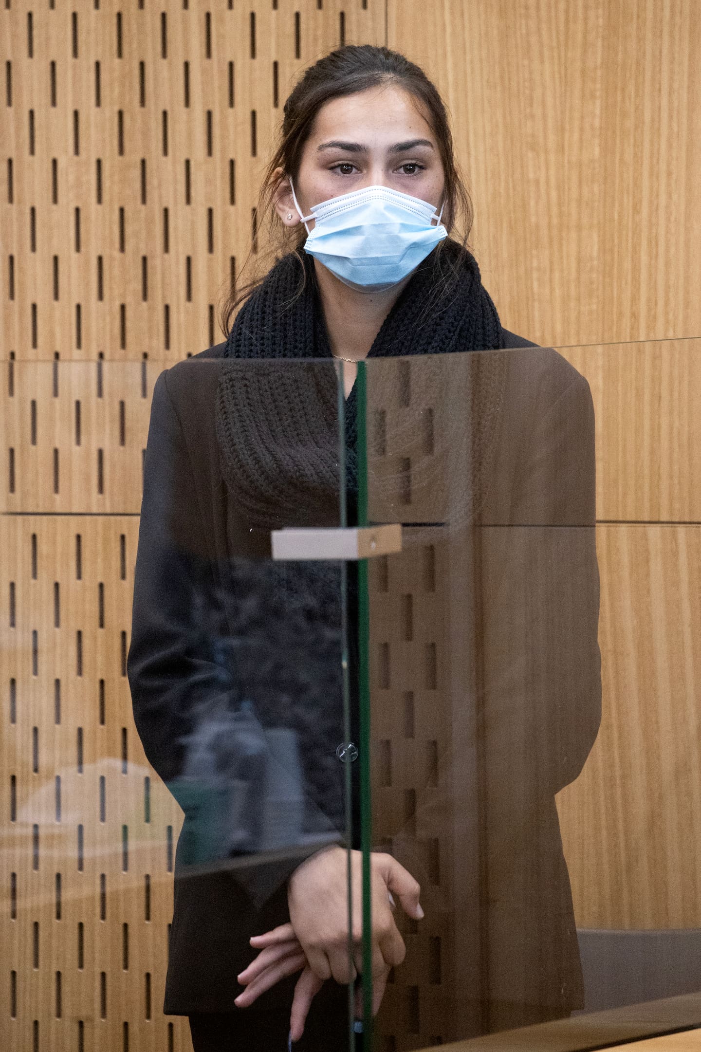 Kia-ara Richardson on the first day of her trial for the alleged murder of Peter Hemi. Photo / George Heard