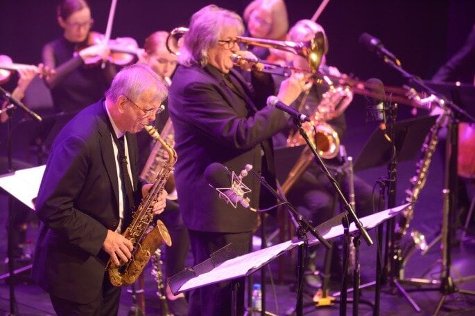The Rodger Fox Big Band. Photo / Supplied