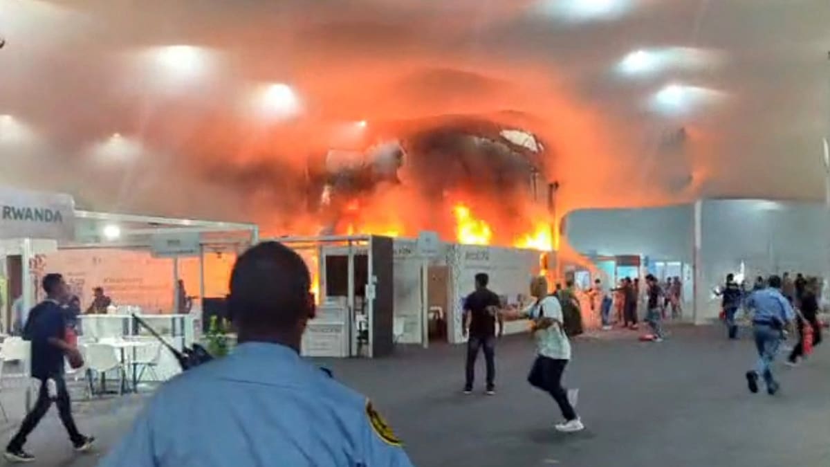 Fire forces evacuation at UN climate talks Fire forces evacuation at UN climate talks