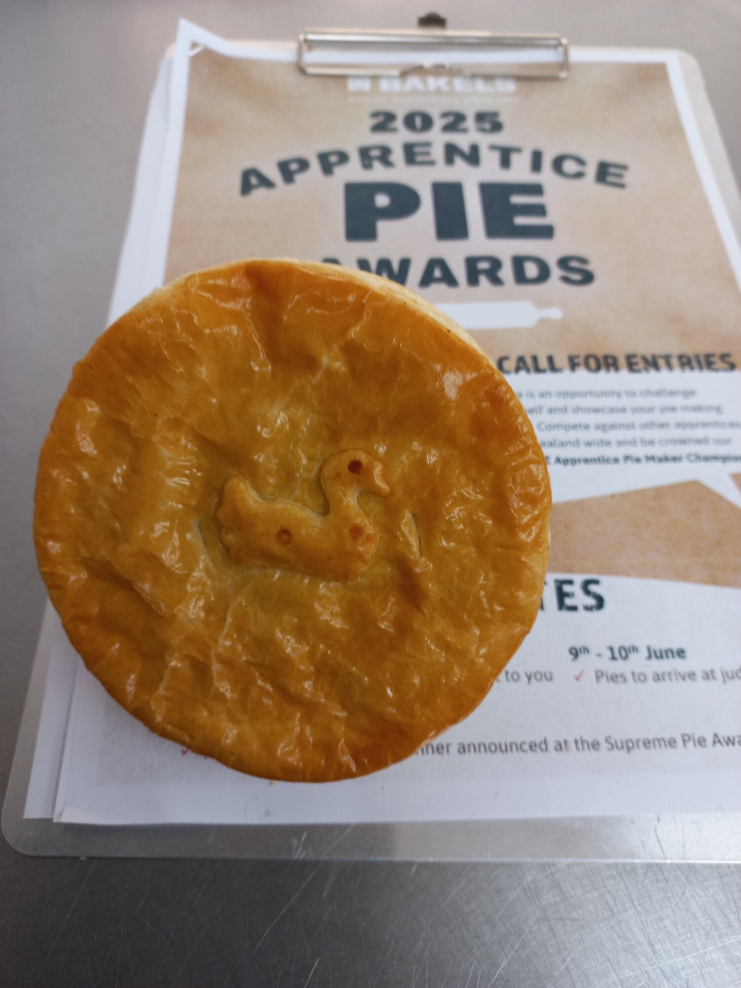  Apprentice Pie Maker 2nd Gourmet Meat. Photo / Supplied