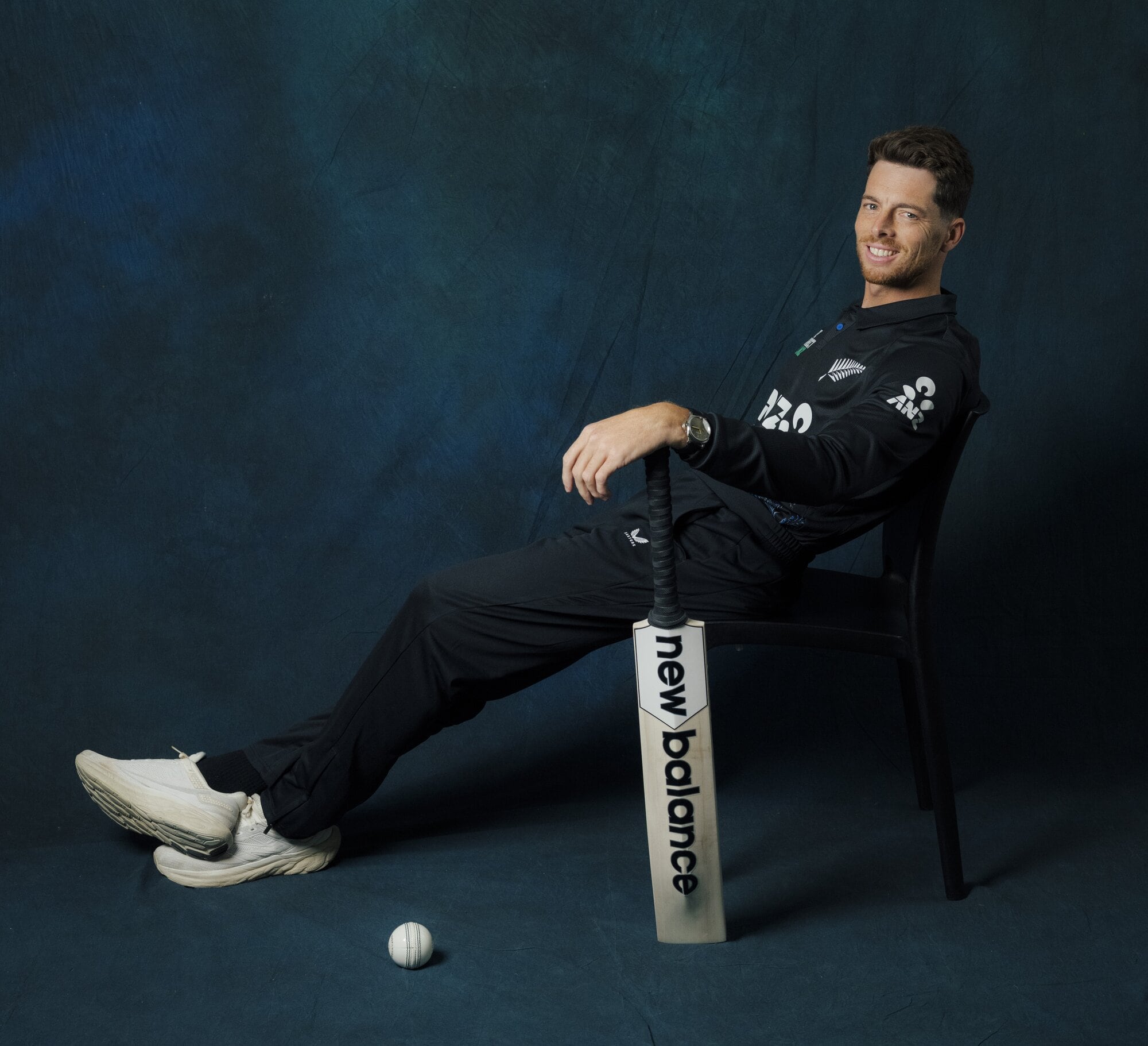 The Black Caps T20 squad is set to feature eight players from the World Cup, including Mitchell Santner. Photo / Supplied