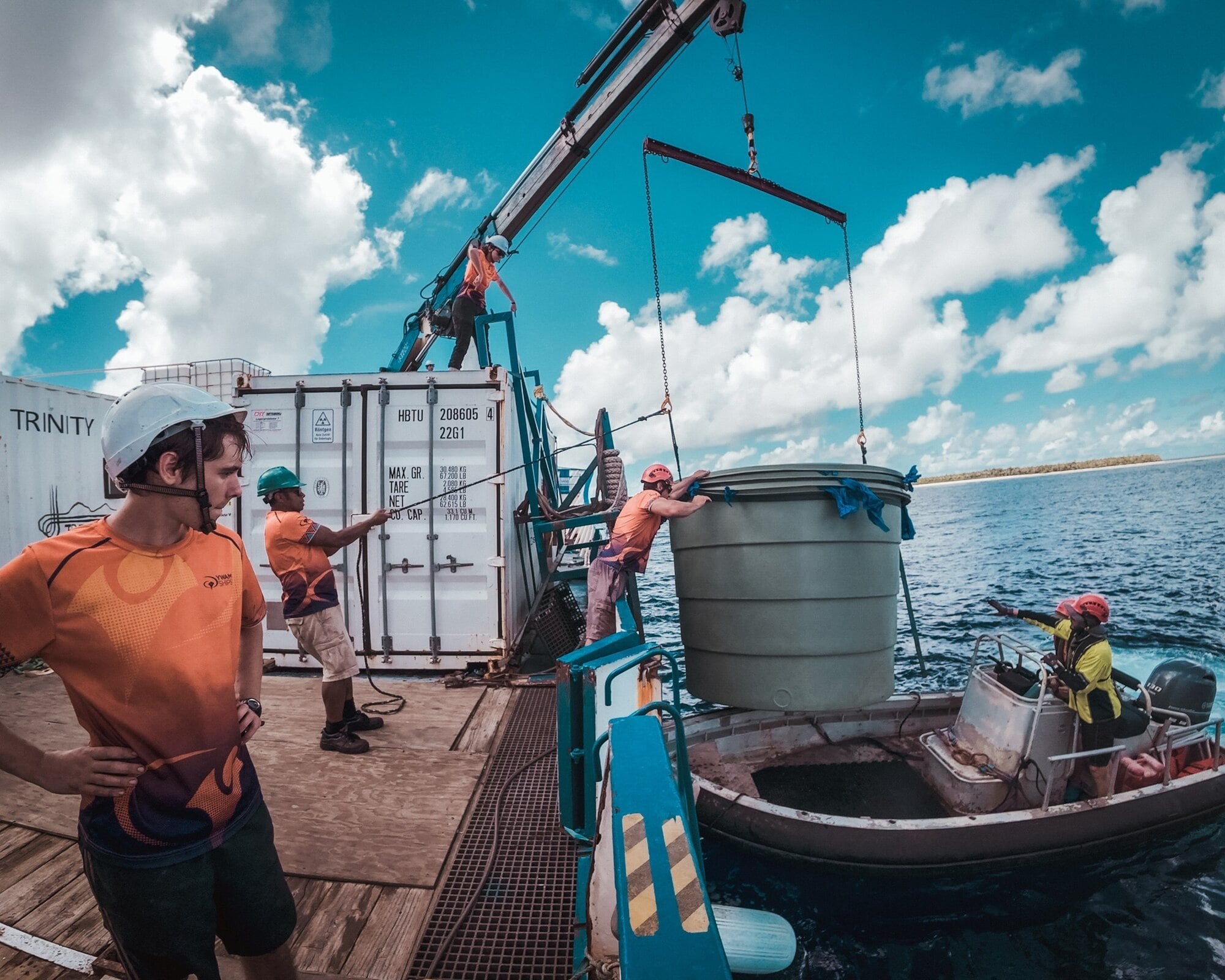  The YWAM KOHA team delivered 126 water tanks to the islands of Tuvalu in 2025. Photo / Supplied.