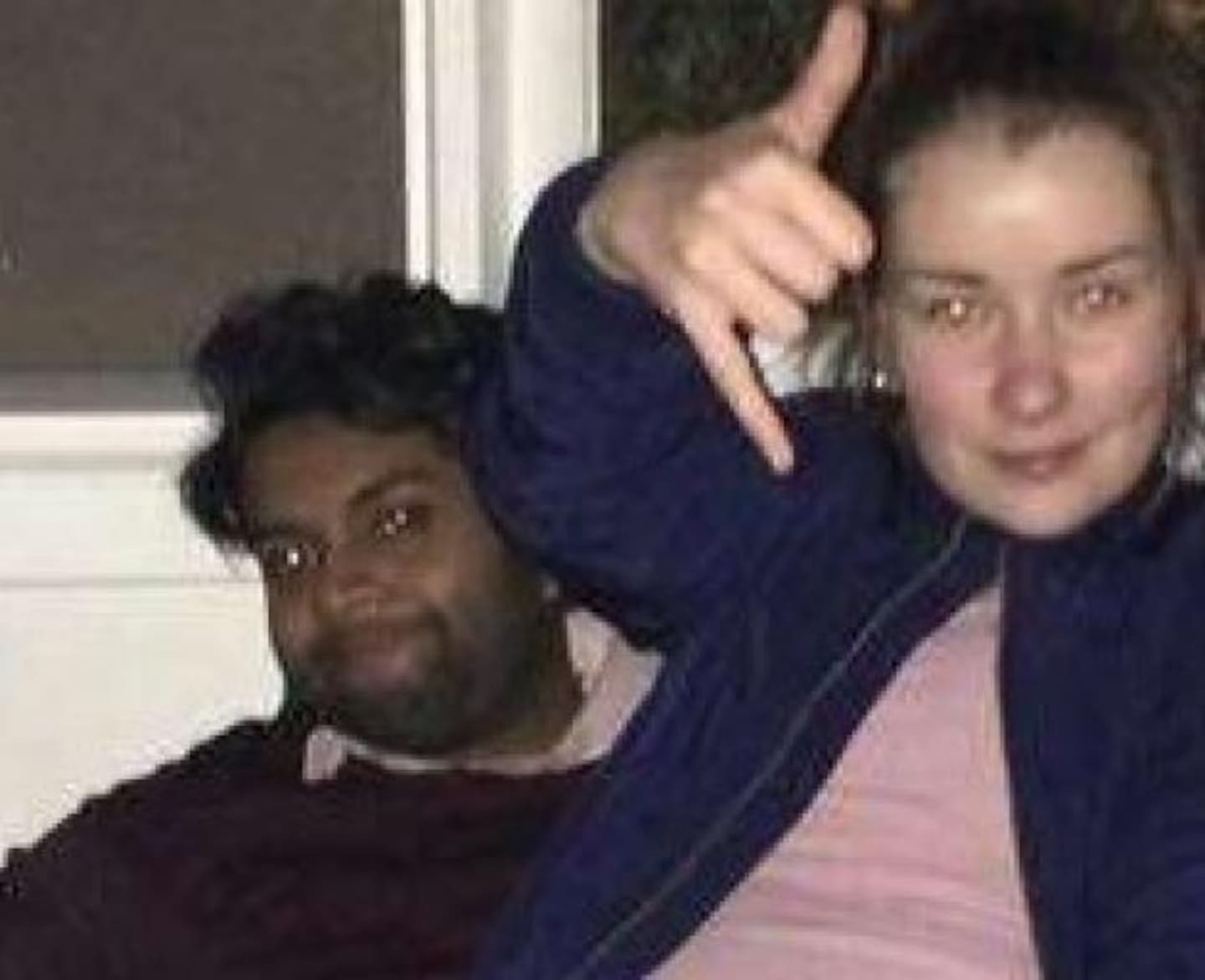 Venod Skantha and Amber-Rose Rush. Rush accused him of molesting young women. Photo / Supplied
