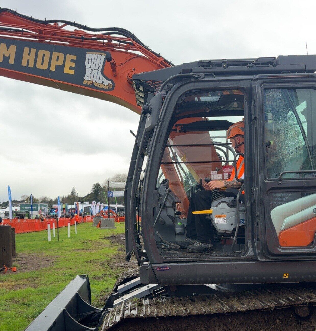 BOP champion Andy Morris in action.